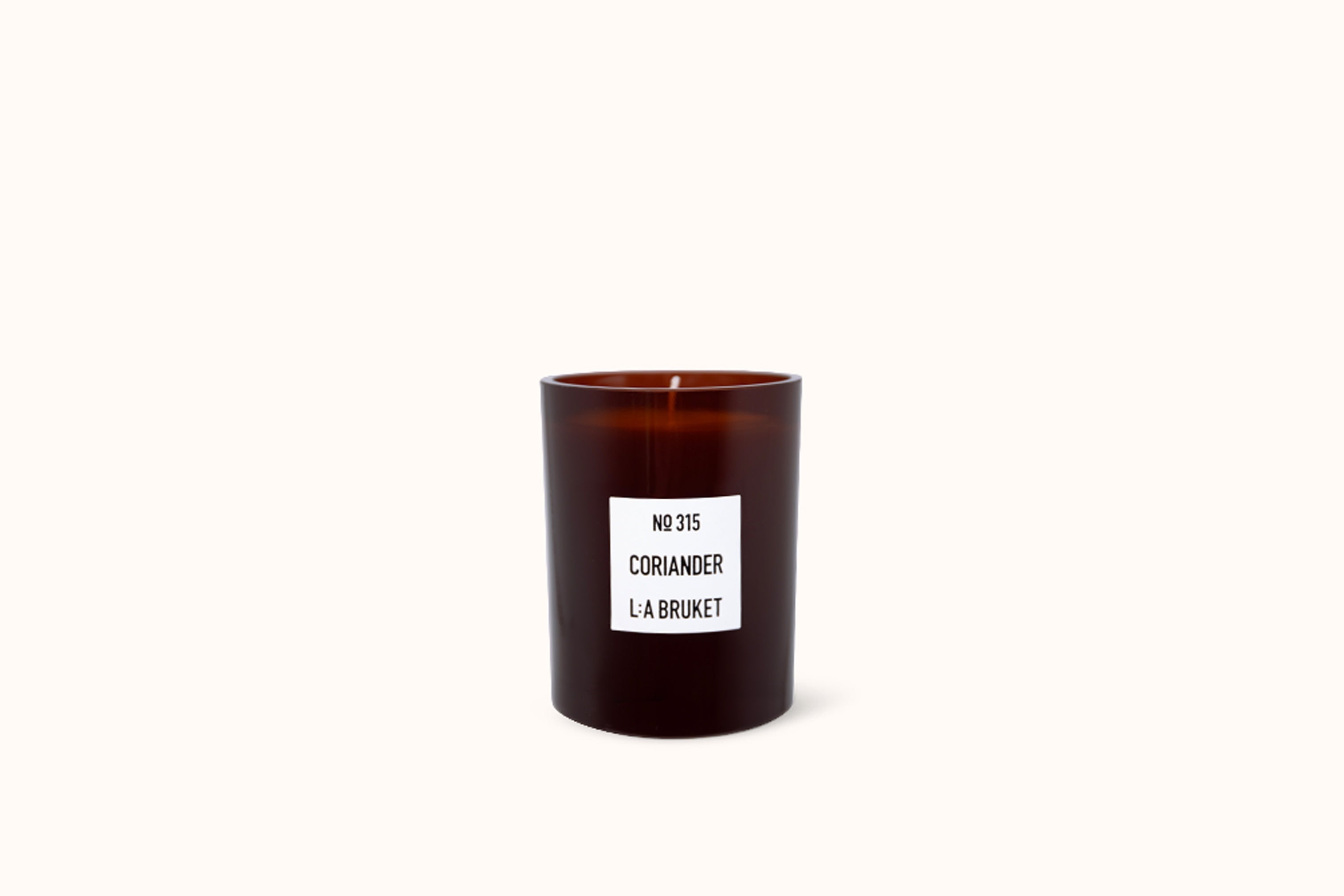 L:A BRUKET 315 SCENTED CORIANDER CANDLE 260G