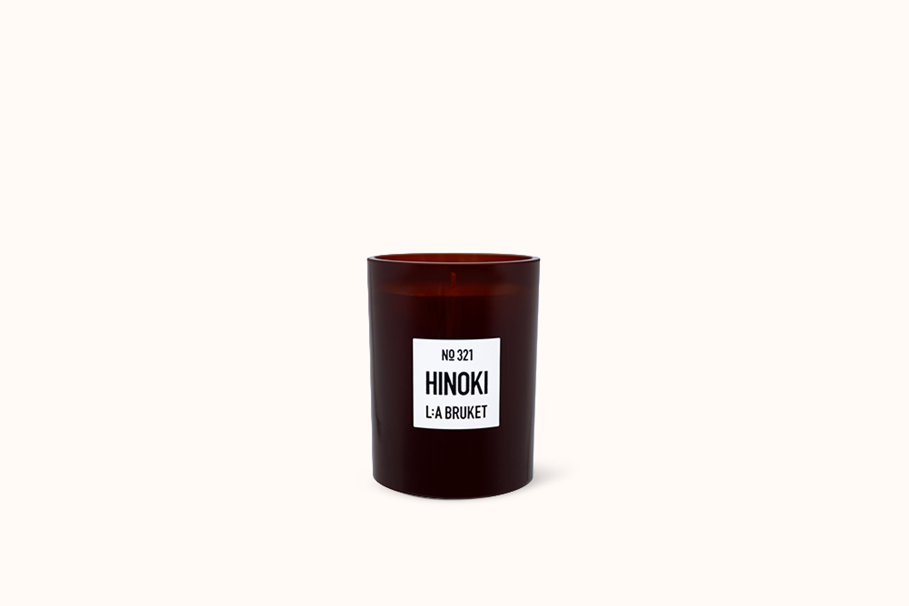 L:A BRUKET 321 SCENTED HINOKI CANDLE 260G