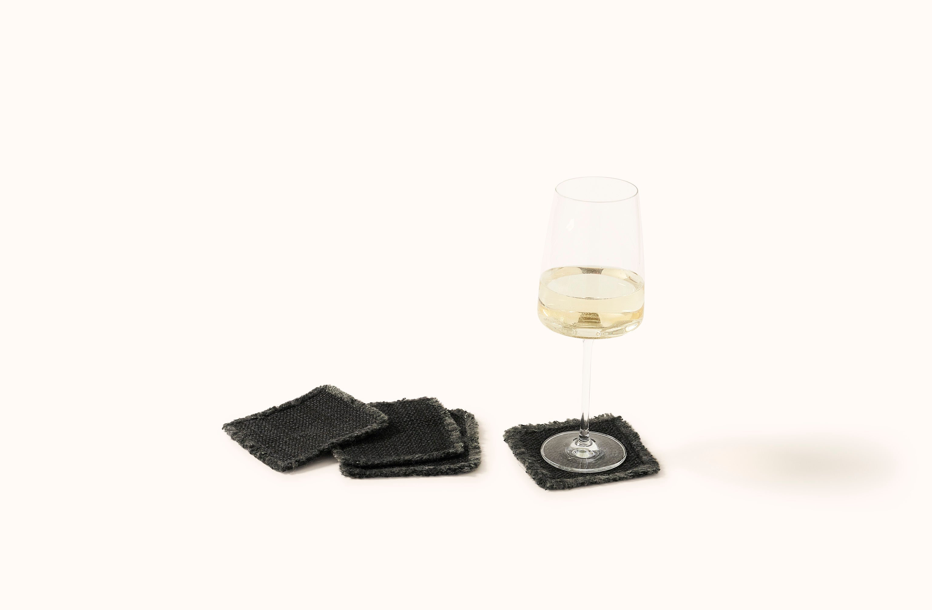 LIBECO FADED BLACK JASPER COASTER