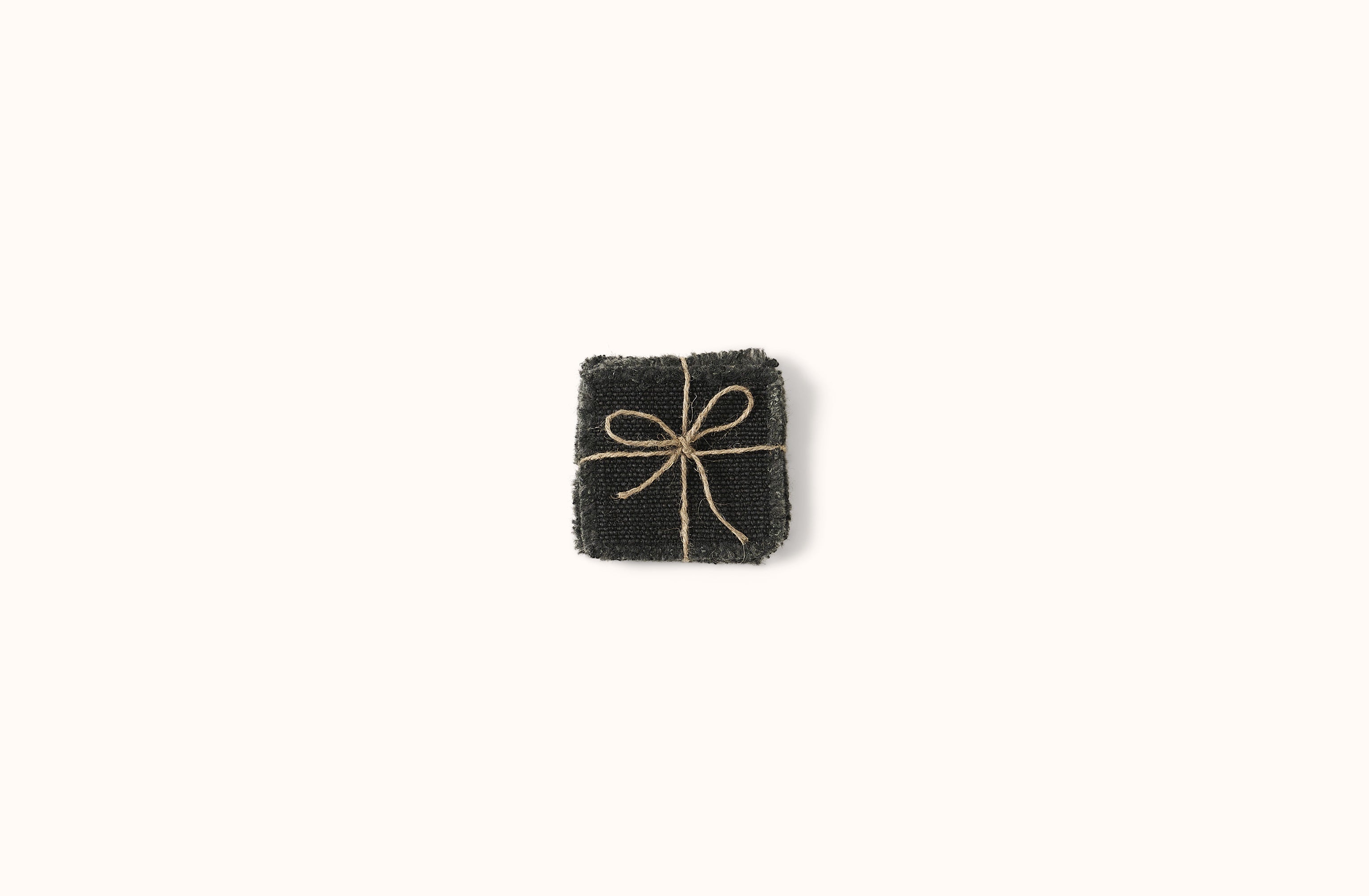LIBECO FADED BLACK JASPER COASTER