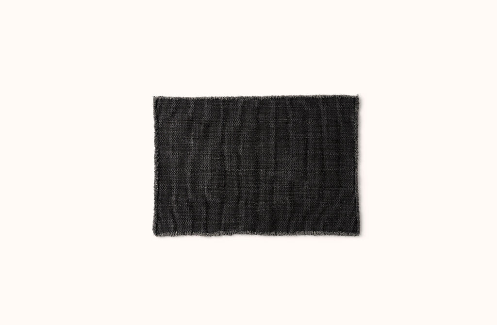 LIBECO FADED BLACK JASPER PLACEMAT