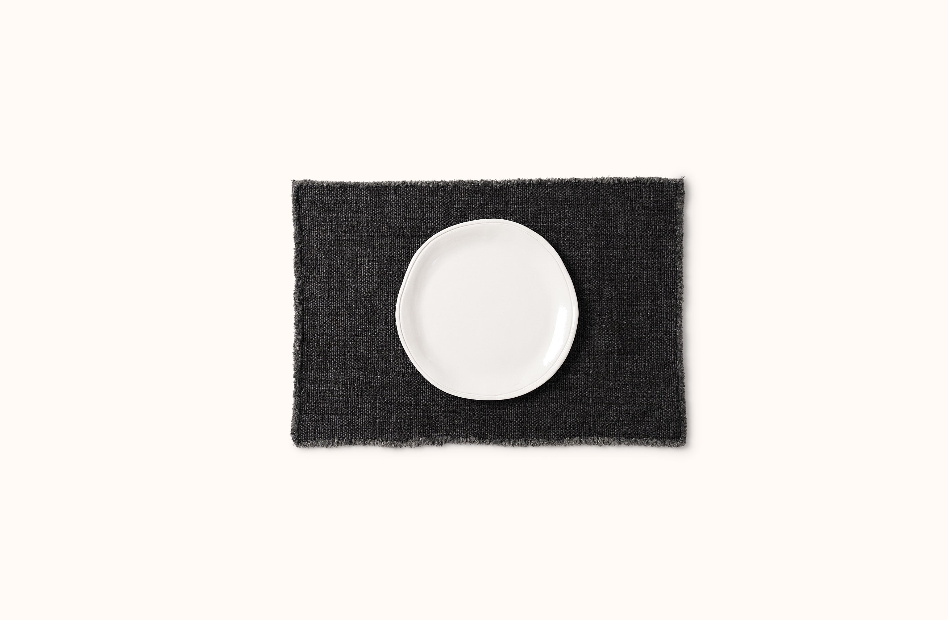 LIBECO FADED BLACK JASPER PLACEMAT
