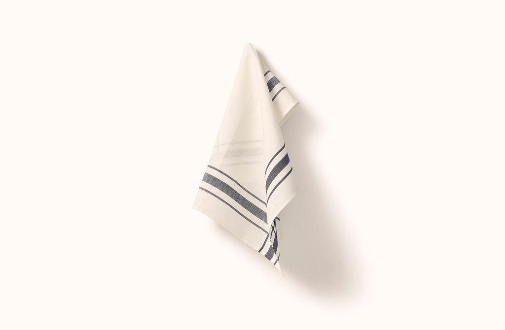 LIBECO BLACK CAMARET KITCHEN TOWEL