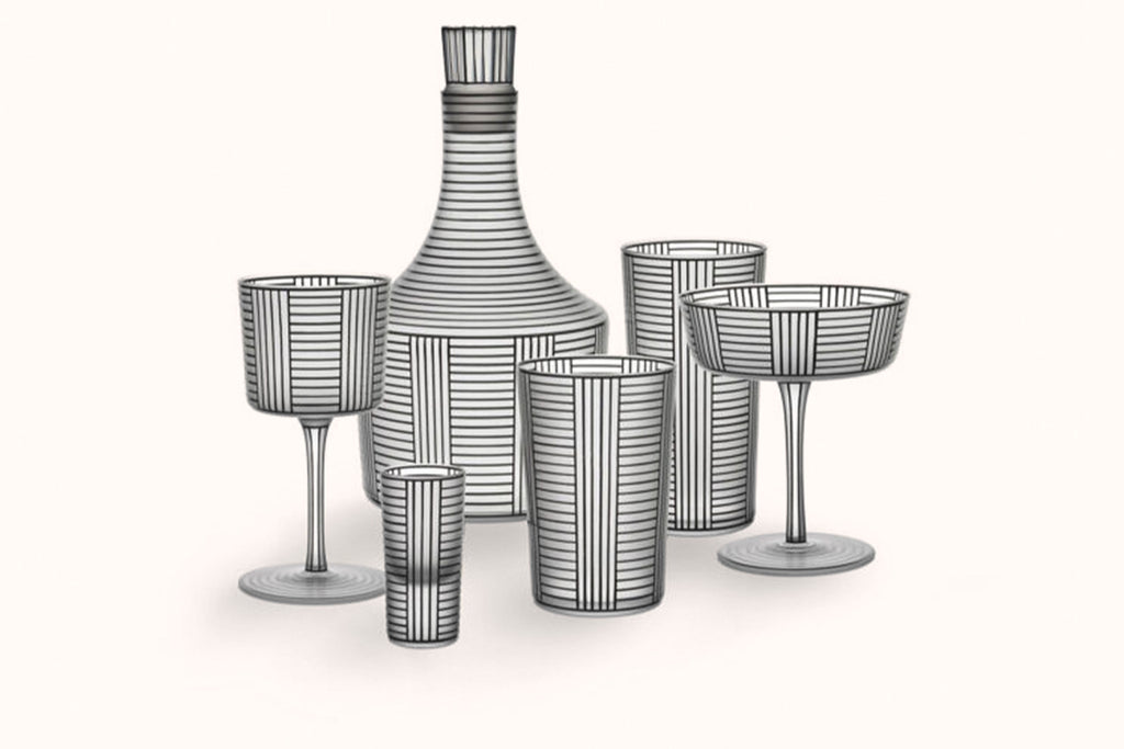 LOBMEYR HOFFMAN BRONZIT LINEAR STRIPE COLLECTION