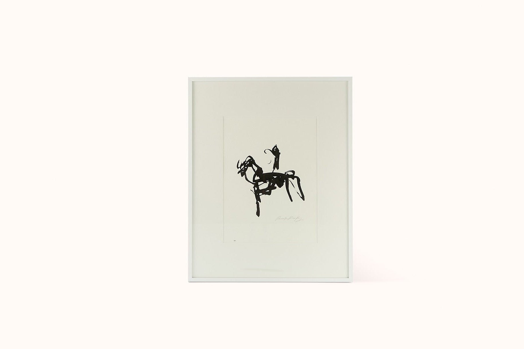 ACTION HORSE STUDY:  RIDER