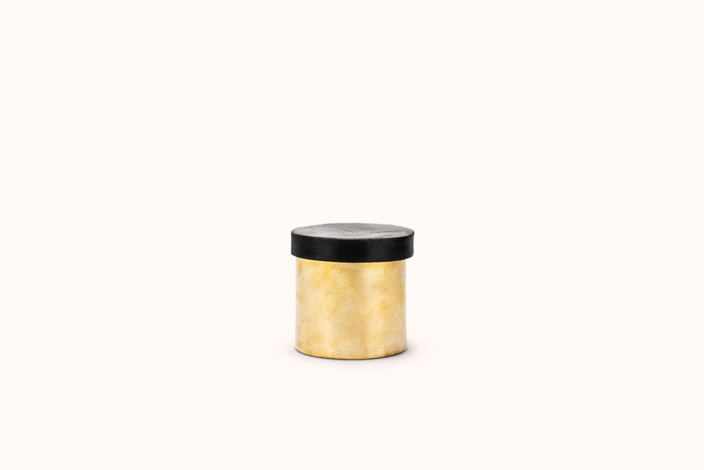 MAD ET LEN BLACK WAX GRAPHITE BRASS FUMISTE CANDLE