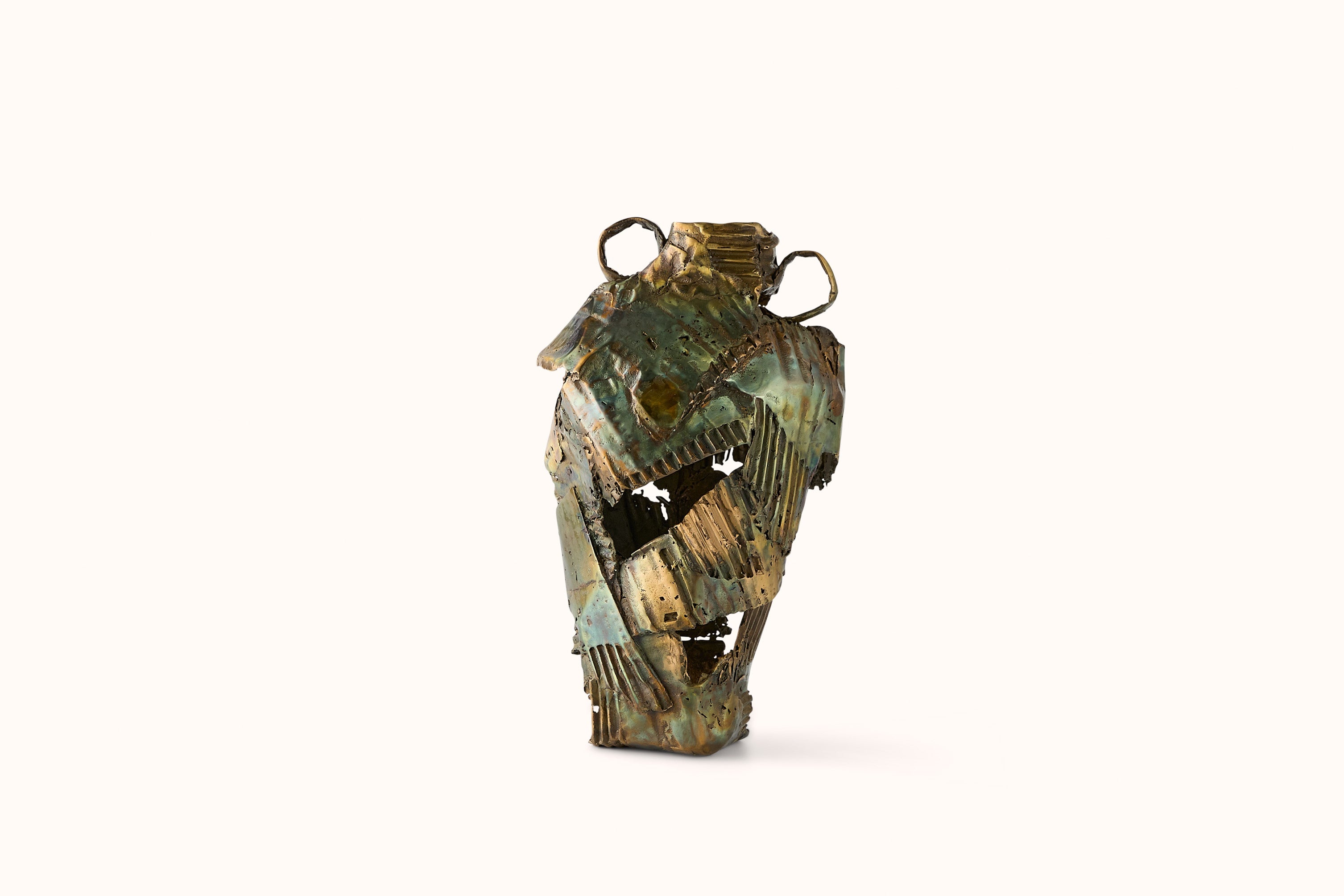 MARK DINEEN BRONZE CAST VASE