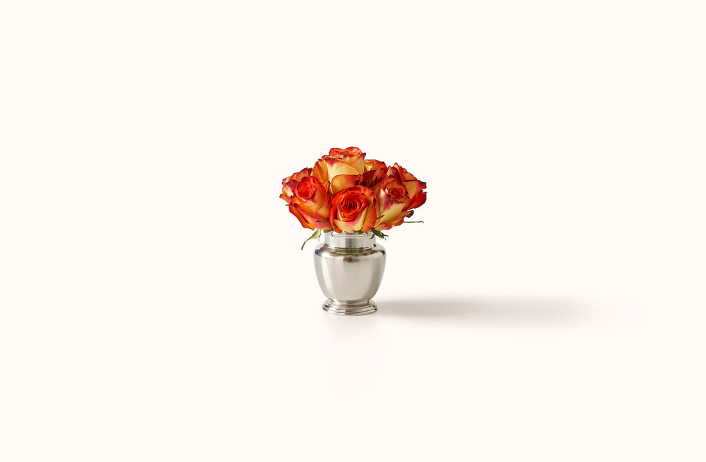 MATCH PEWTER MEDIUM RIMMED VASE