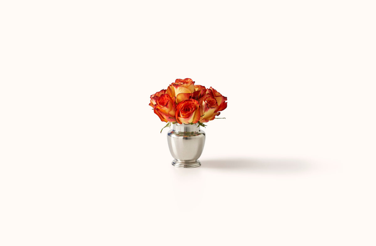 MATCH PEWTER MEDIUM RIMMED VASE