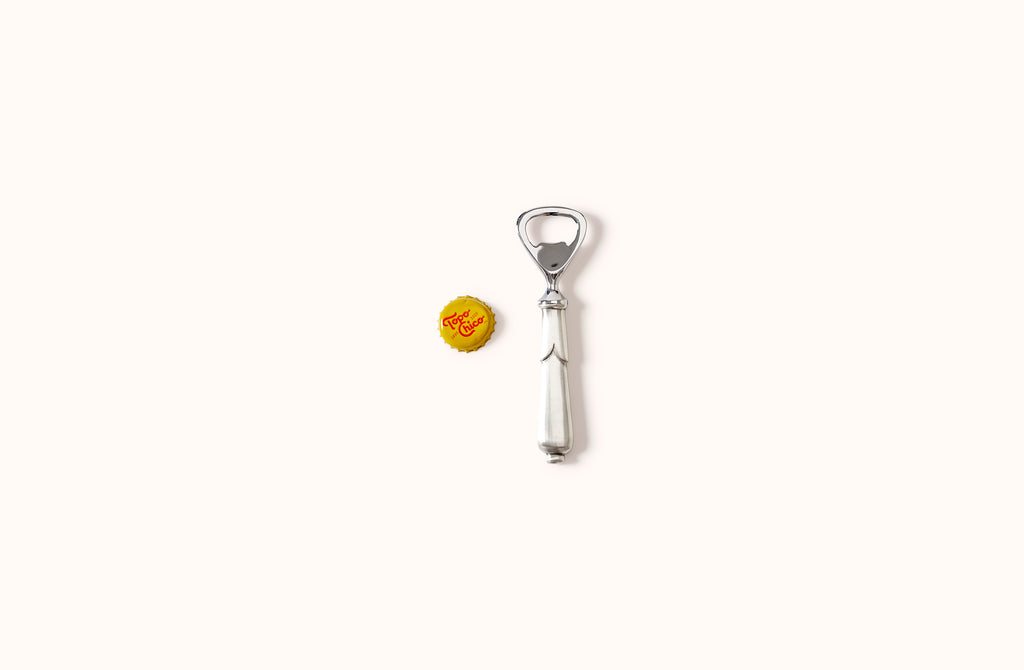 MATCH PEWTER AND STAINLESS STEEL BOTTLE OPENER