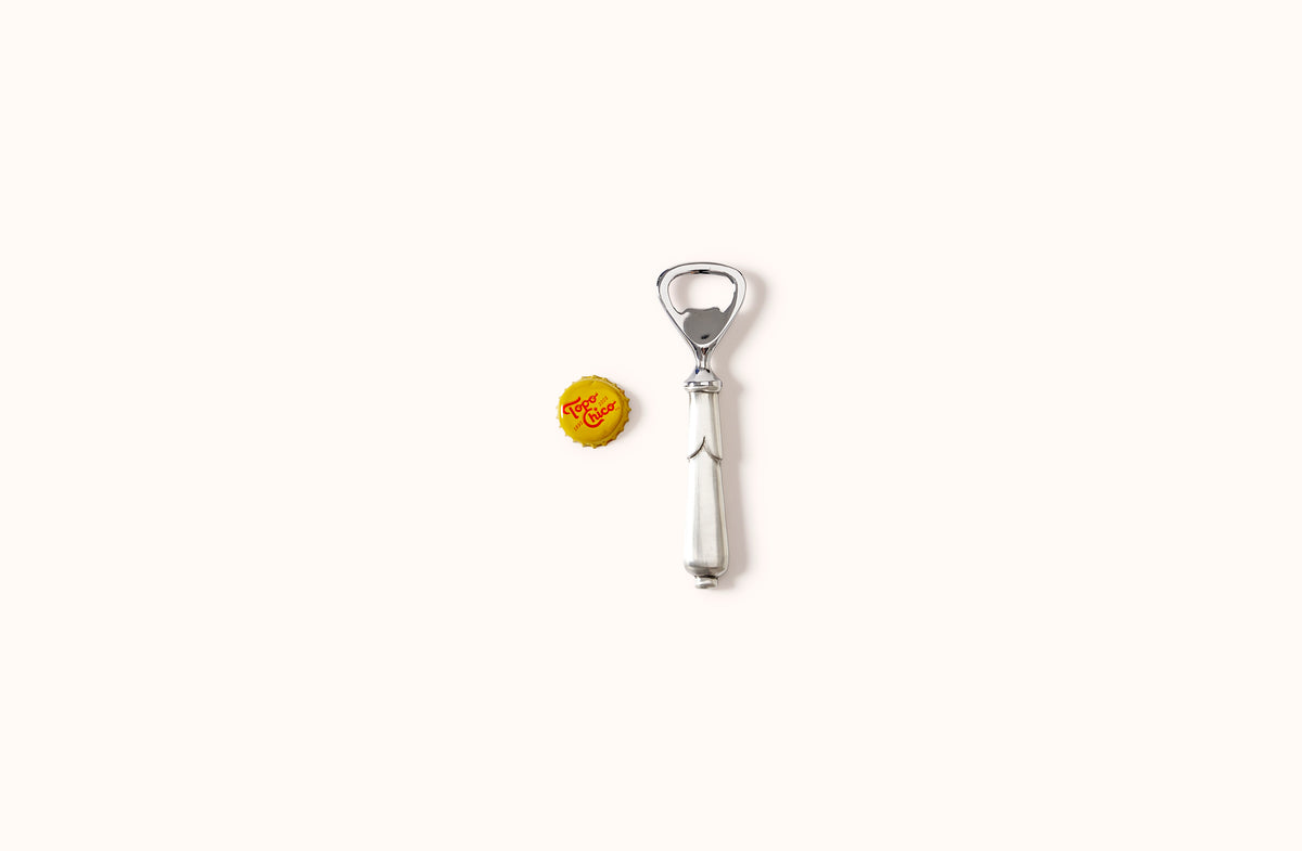 MATCH PEWTER AND STAINLESS STEEL BOTTLE OPENER