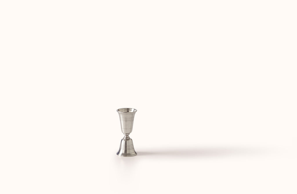 MATCH PEWTER DOUBLE JIGGER
