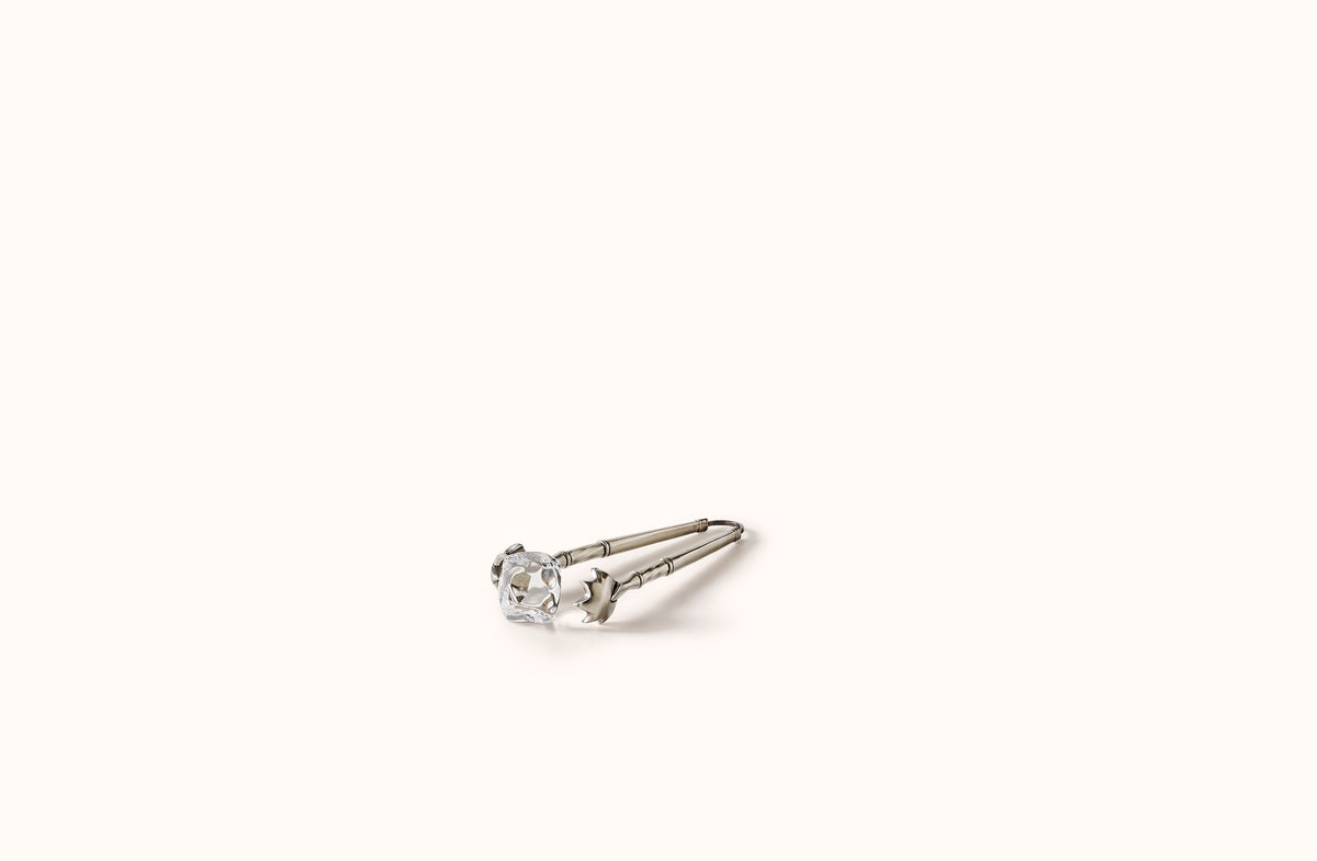 MATCH PEWTER ICE TONGS