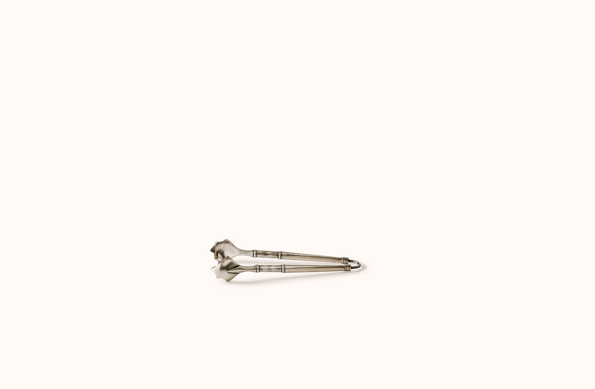 MATCH PEWTER ICE TONGS