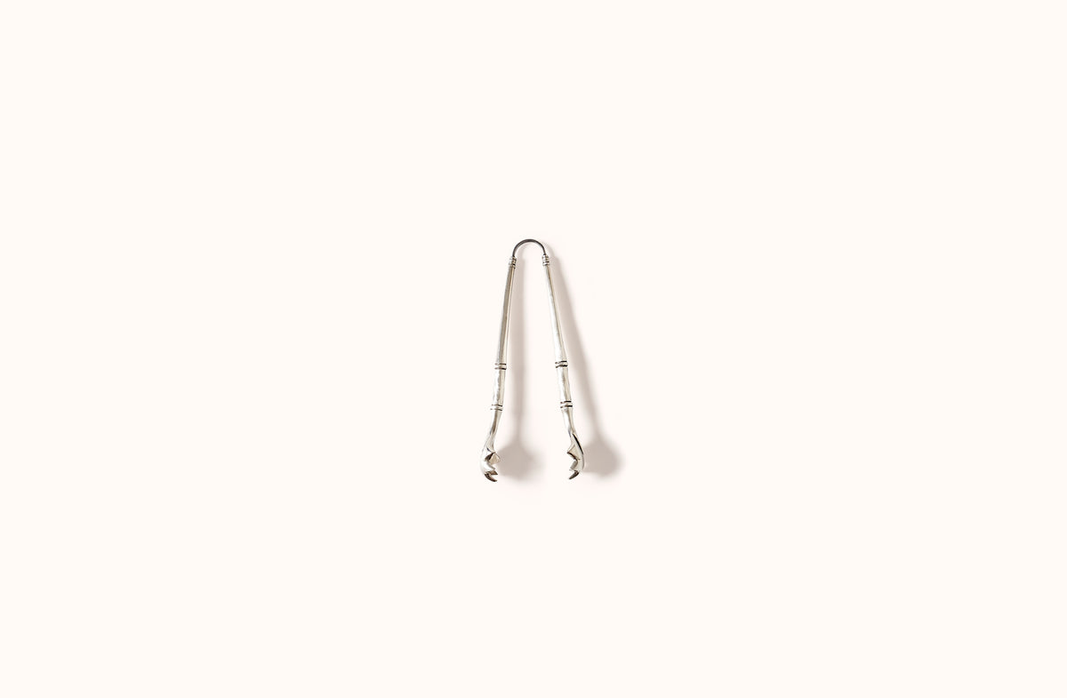 MATCH PEWTER ICE TONGS