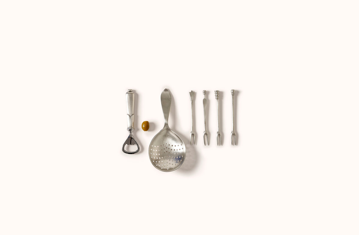 MATCH PEWTER COCKTAIL STRAINER