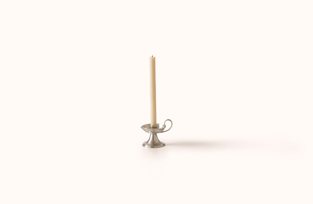 MATCH PEWTER BEDSIDE CANDLE HOLDER