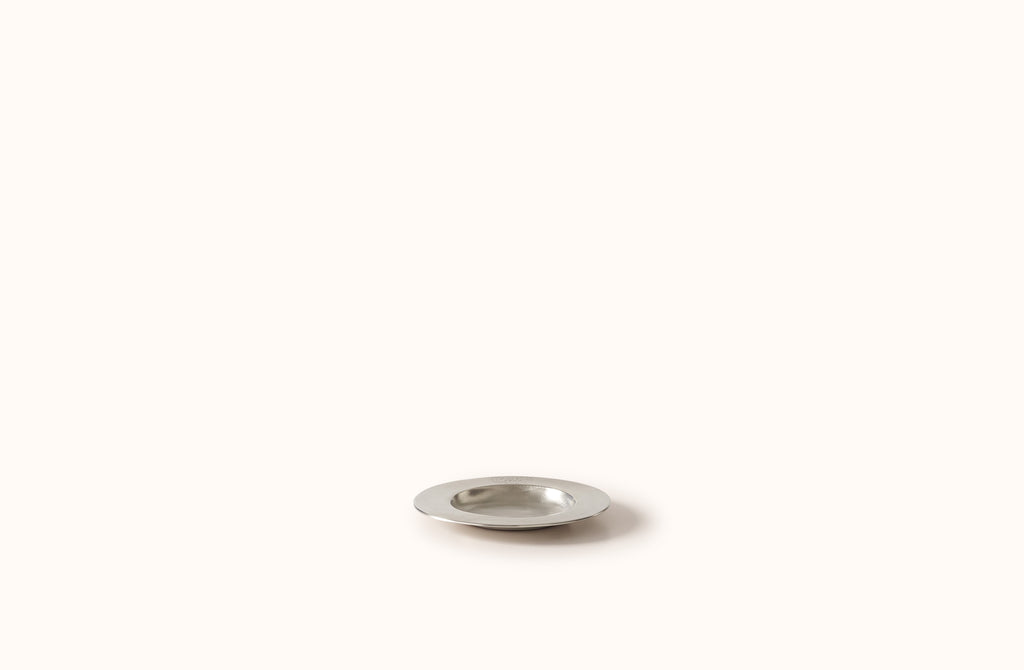 MATCH PEWTER ANTIQUE BOTTLE COASTER
