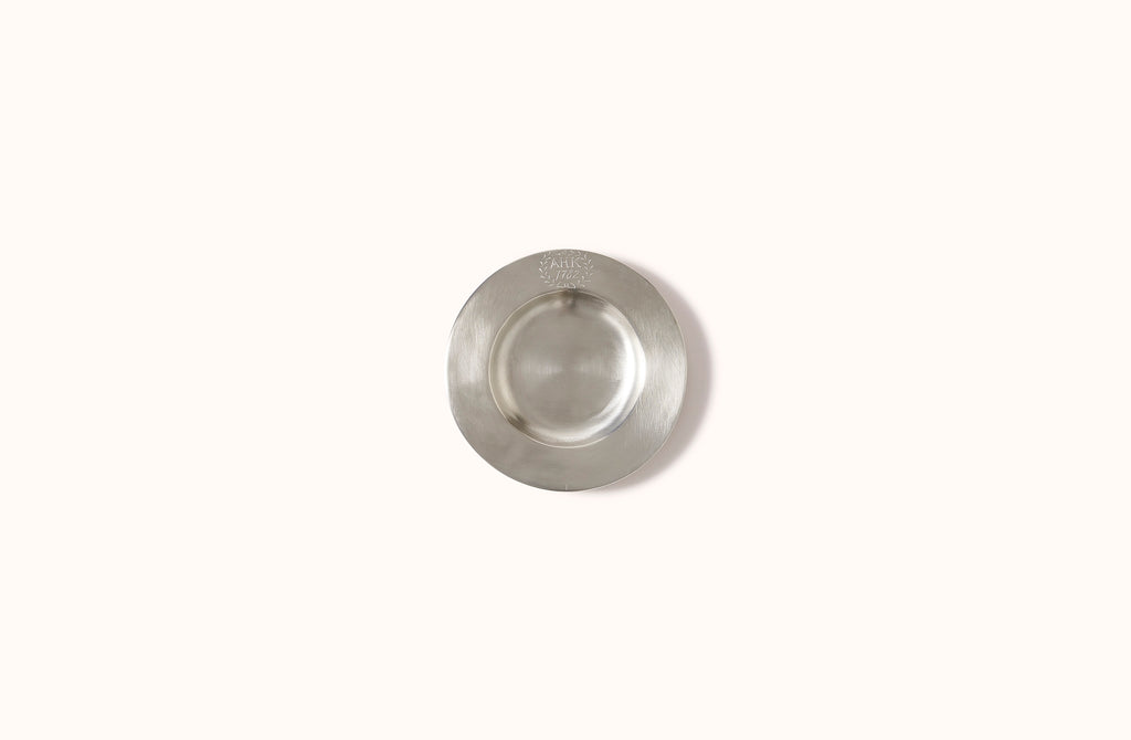MATCH PEWTER ANTIQUE BOTTLE COASTER