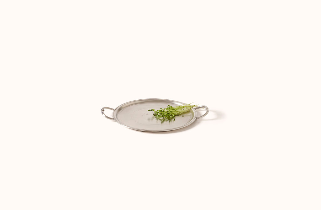 MATCH PEWTER SMALL ROUND TRAY