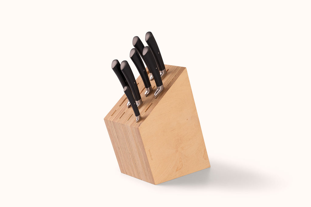 DAVID MELLOR BIRCH PLYWOOD LARGE KNIFE BLOCK