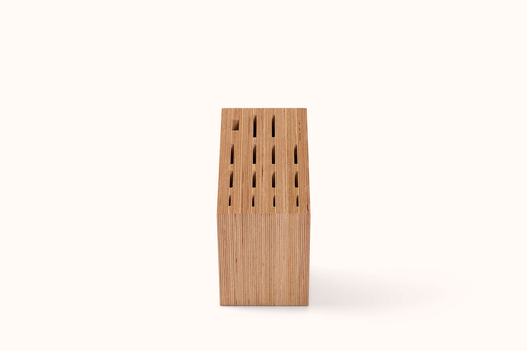 DAVID MELLOR BIRCH PLYWOOD LARGE KNIFE BLOCK