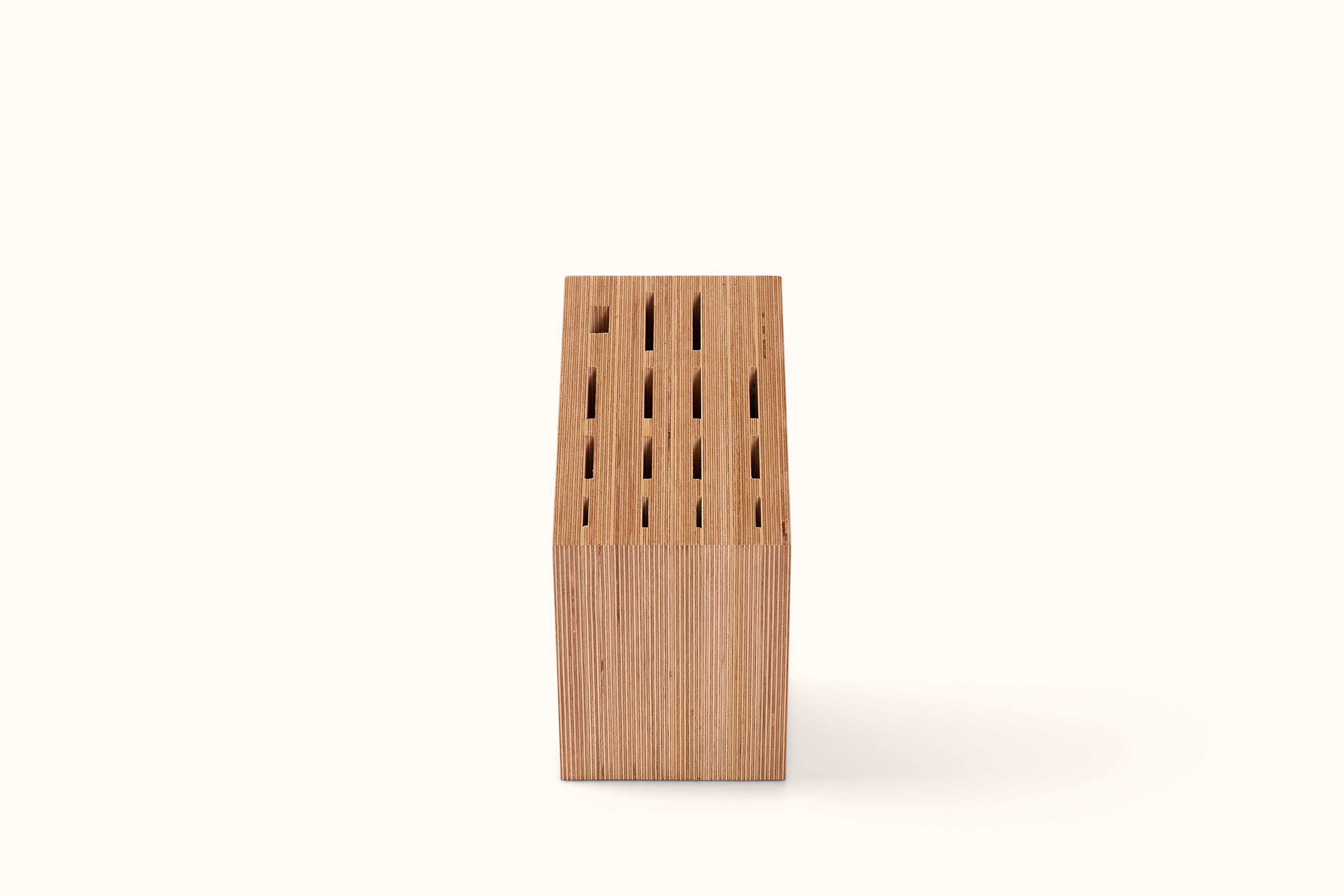 DAVID MELLOR BIRCH PLYWOOD LARGE KNIFE BLOCK