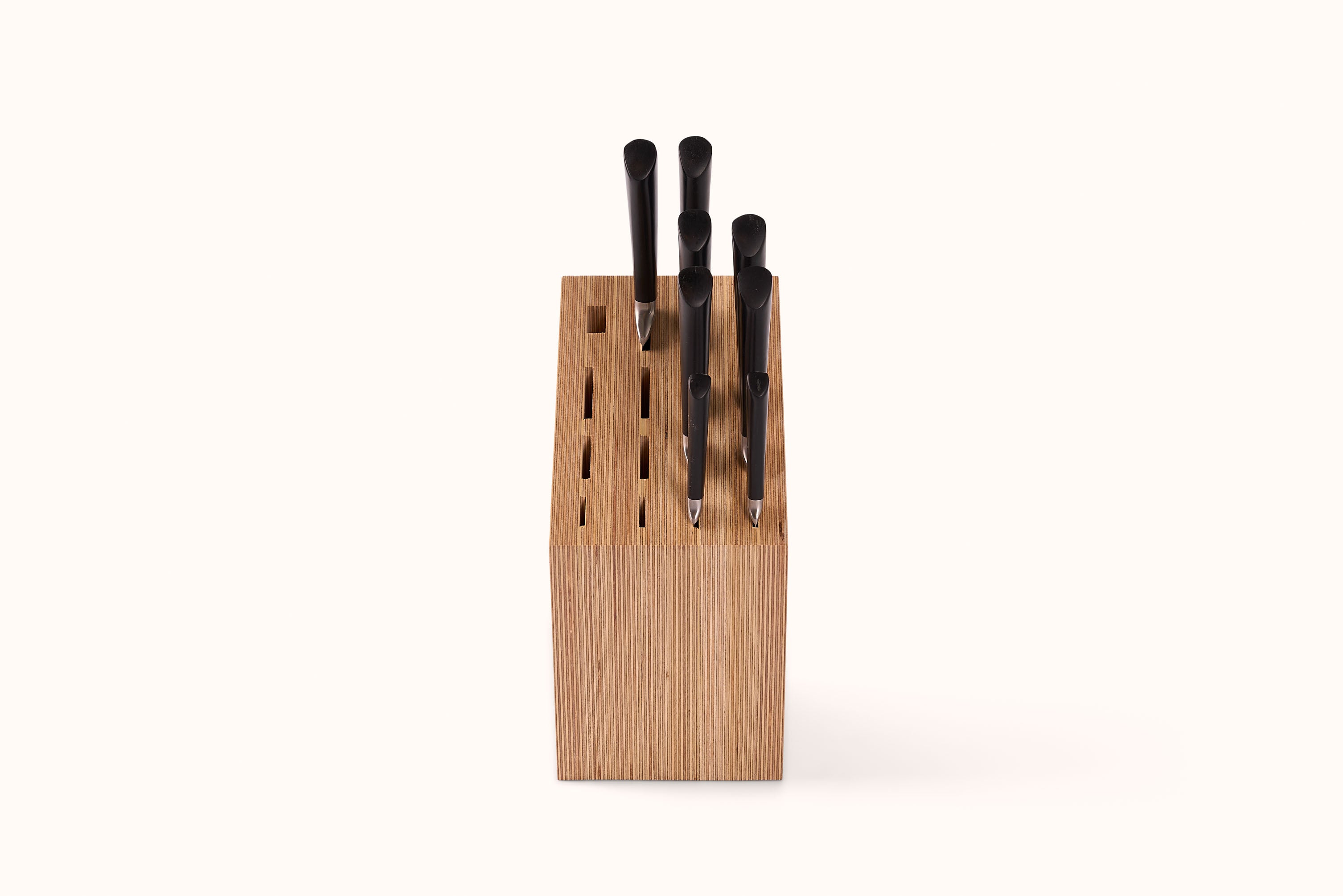 DAVID MELLOR BIRCH PLYWOOD LARGE KNIFE BLOCK