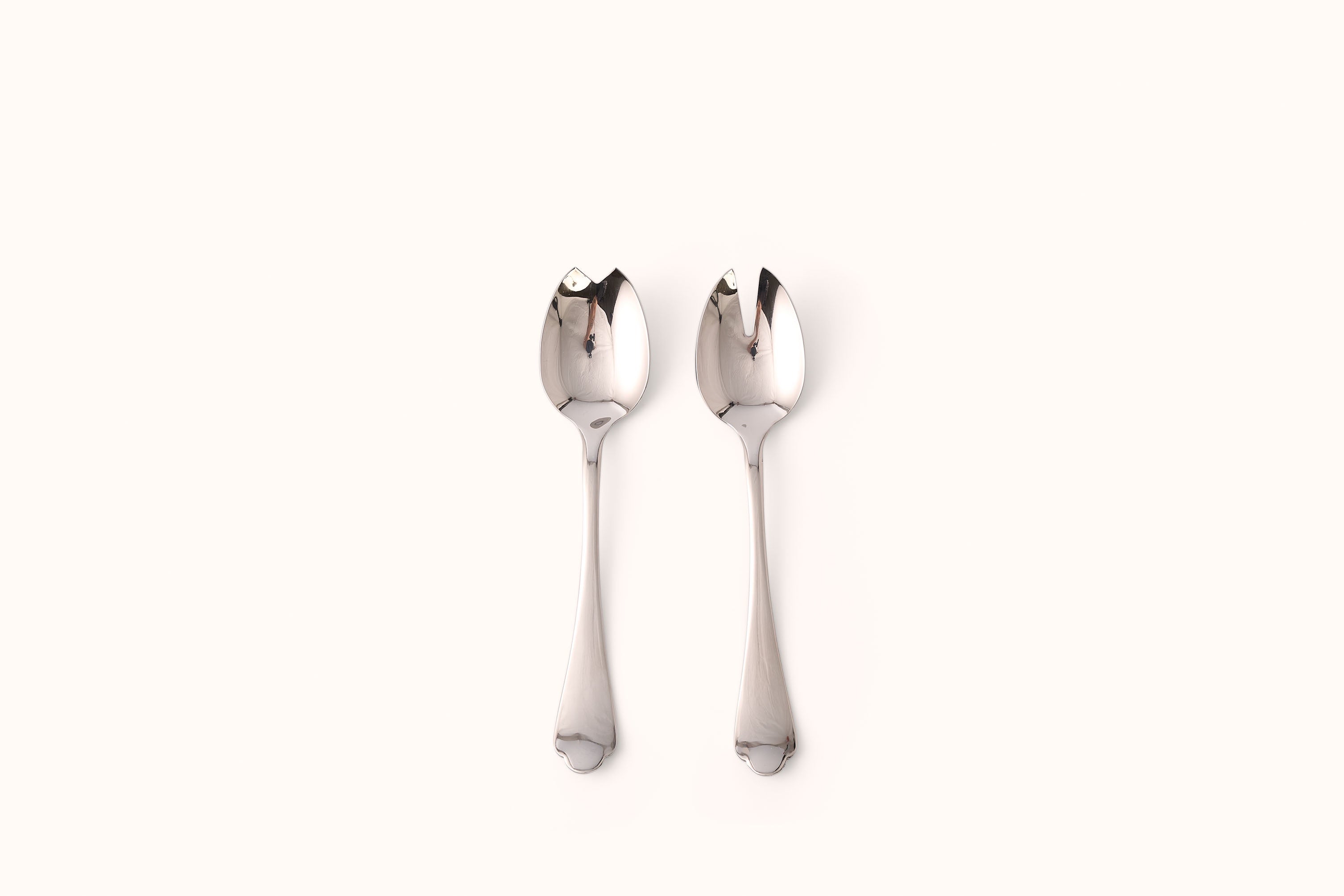 MEPRA POLISHED STAINLESS STEEL DOLCE VITA SALAD  SET