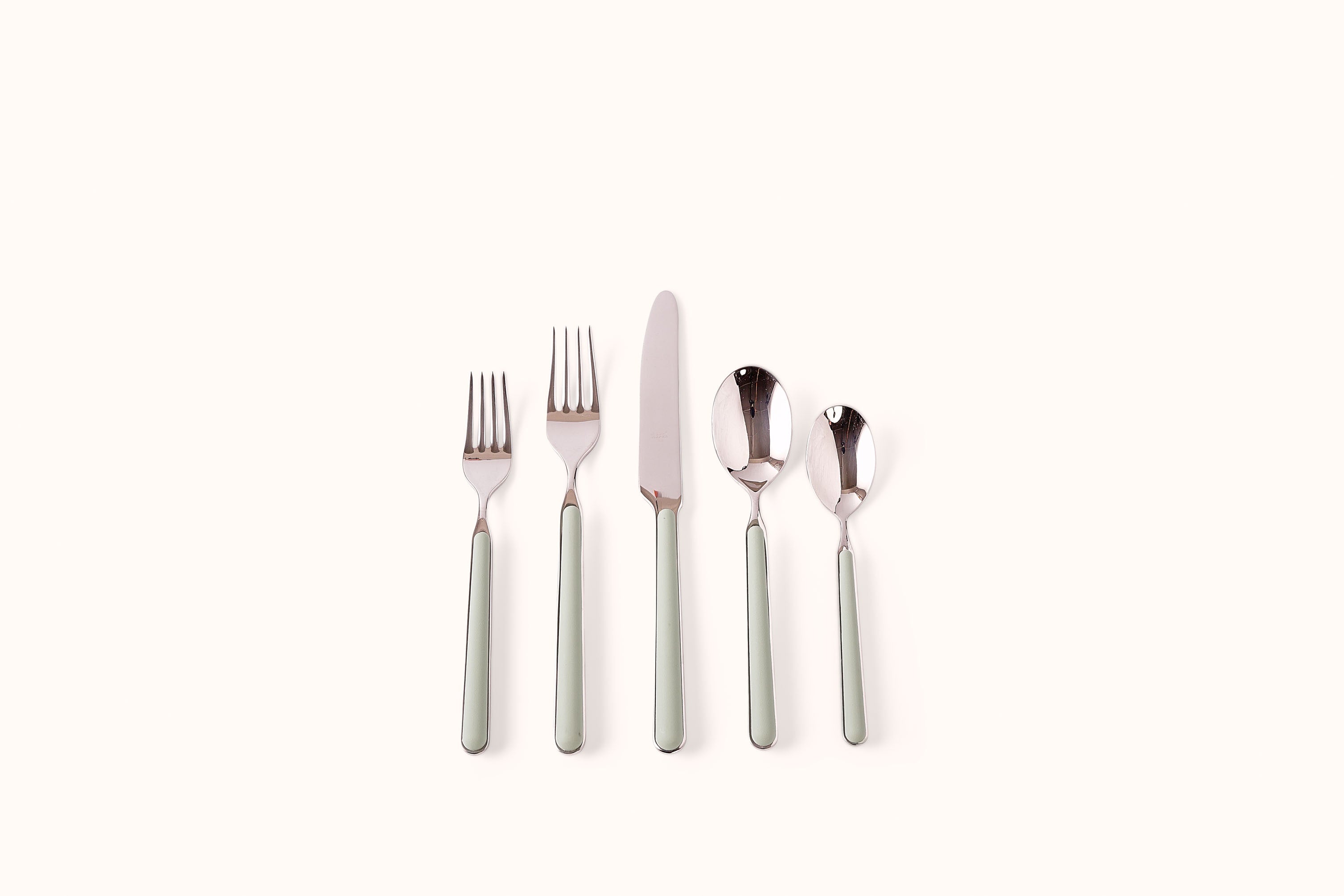 MEPRA SAGE ON POLISHED STAINLESS STEEL FANTASIA FLATWARE SET