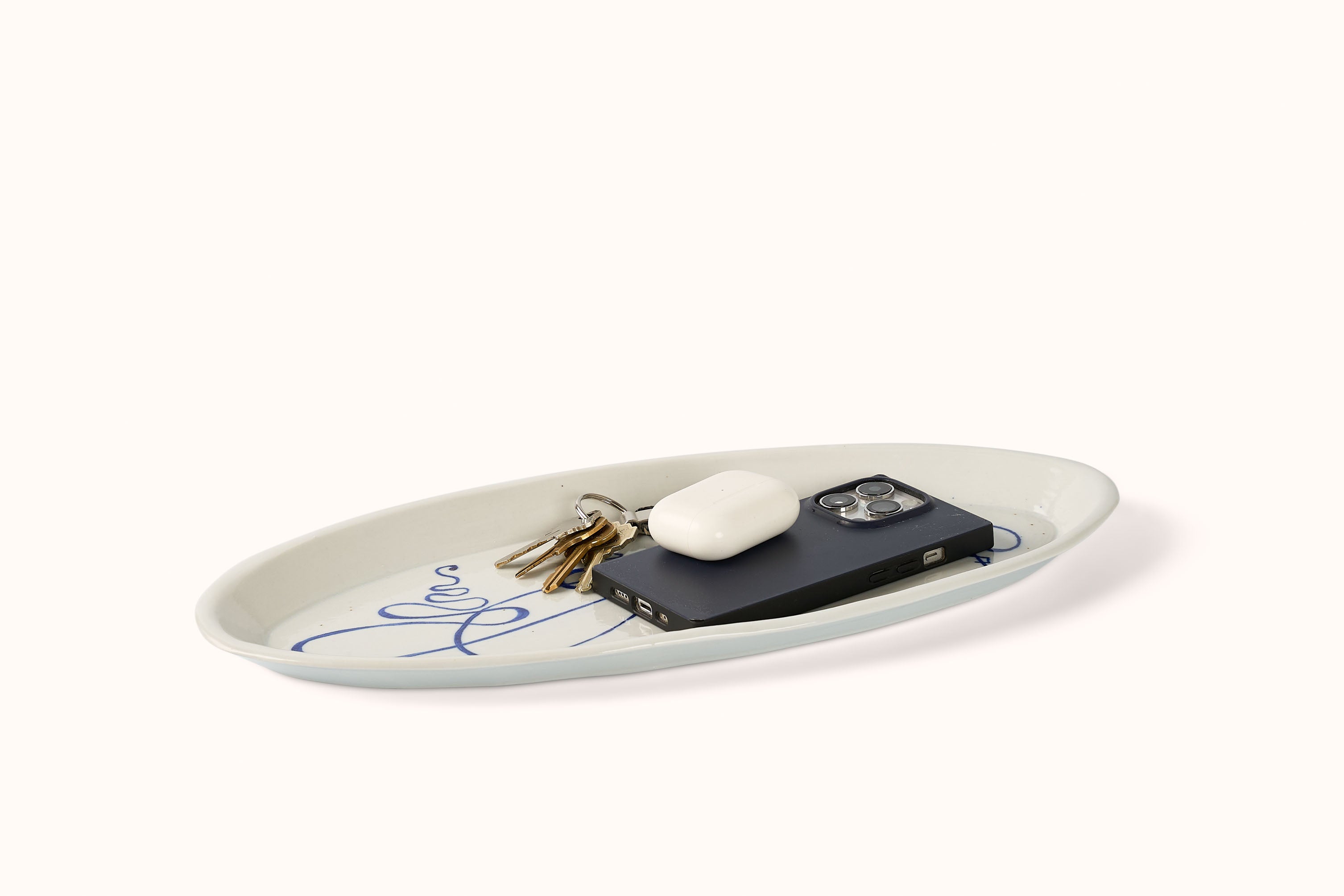 MG BY HAND OVAL PLATTER - CALLIGRAPHY
