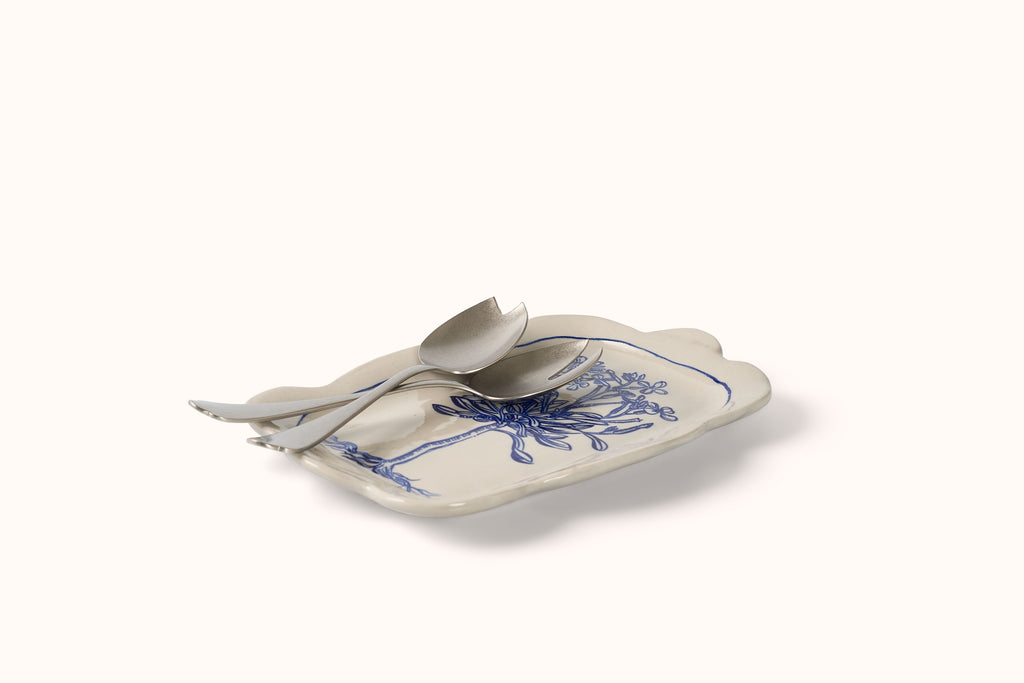 MG BY HAND SCALLOP PLATTER - PHLOX