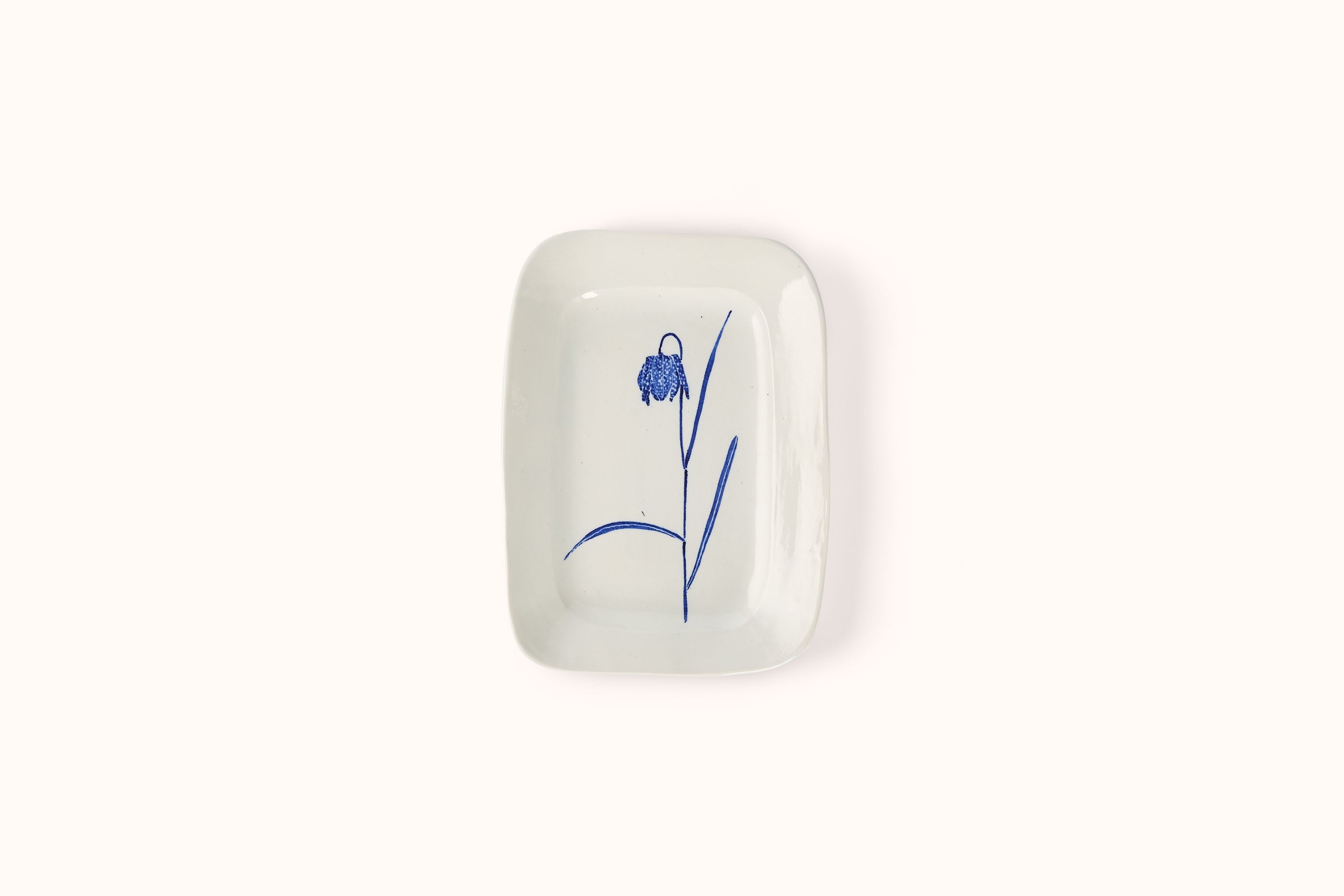 MG BY HAND RECTANGLE PLATTER - FRITILLARIA