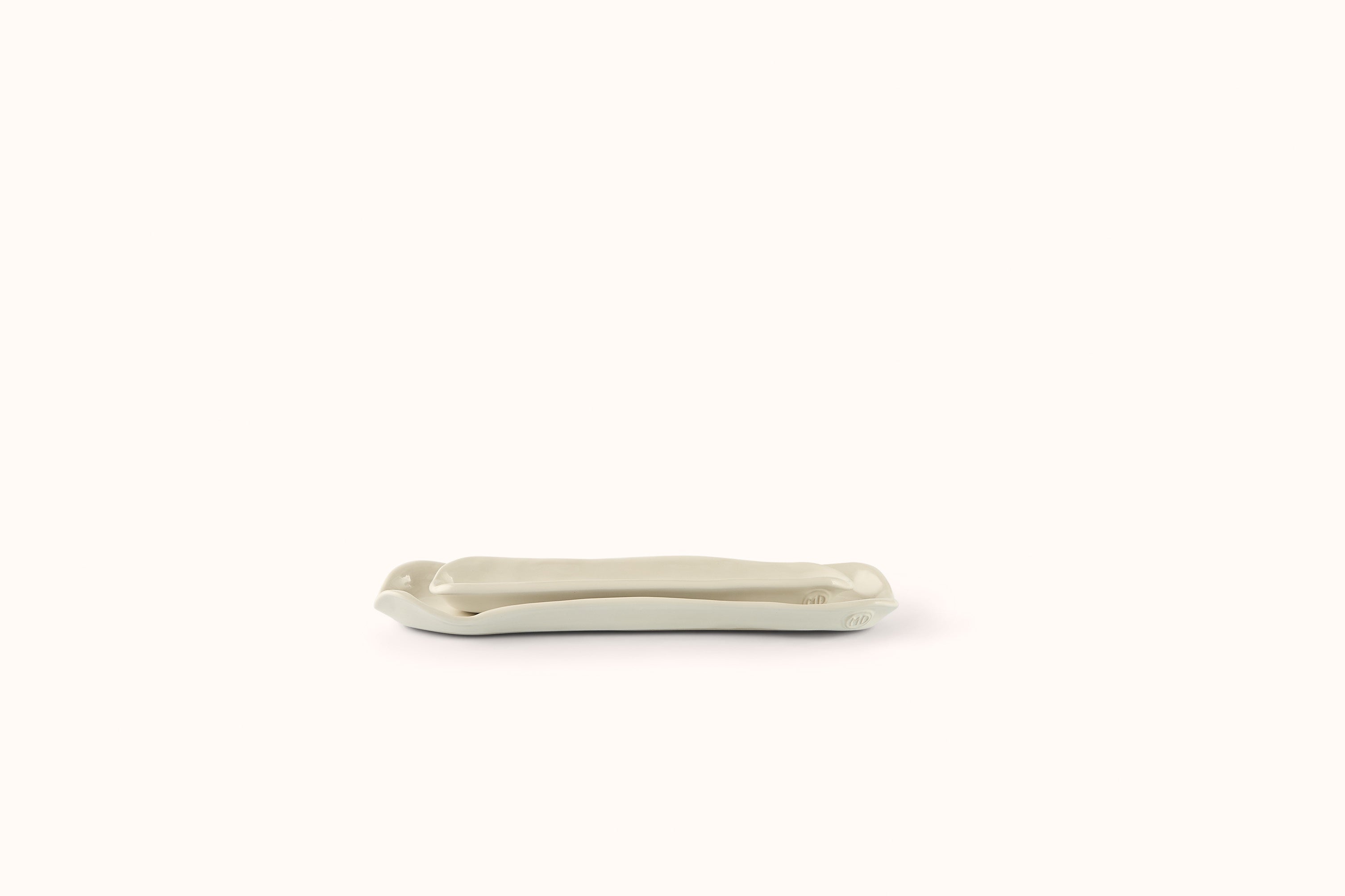 MONTES DOGGETT CERAMIC OLIVE SERVING TRAYS NO. 934