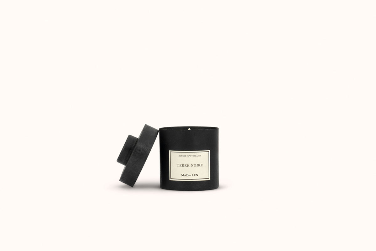 MAD ET LEN TERRE NOIR BASIC PETITE CANDLE - WHITE WAX