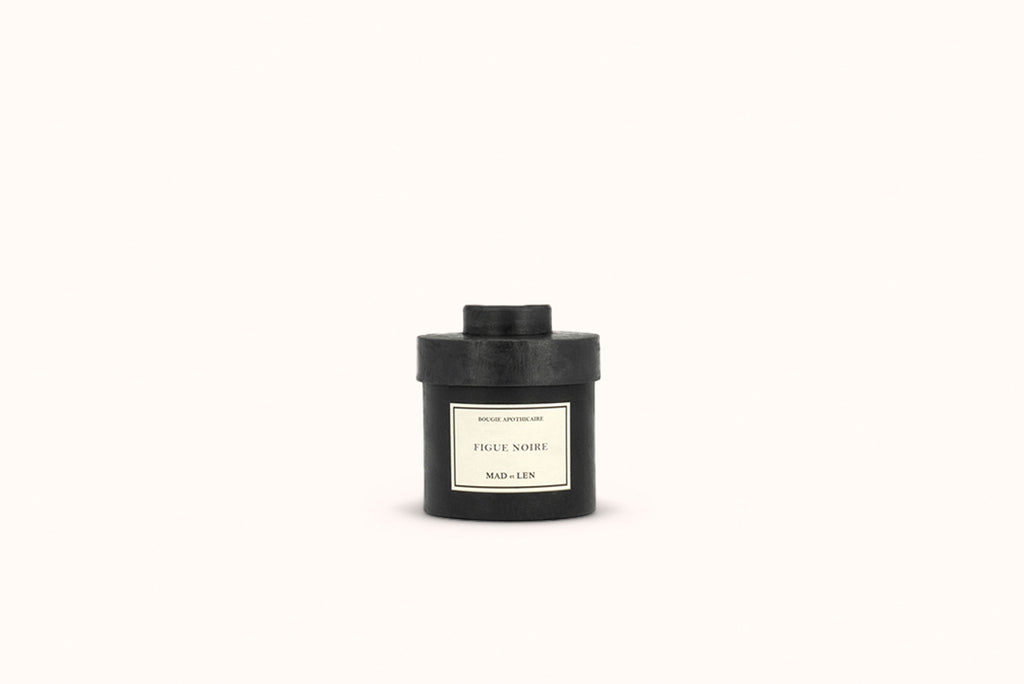 MAD ET LEN WHITE WAX FIGUE NOIRE BASIC PETITE CANDLE