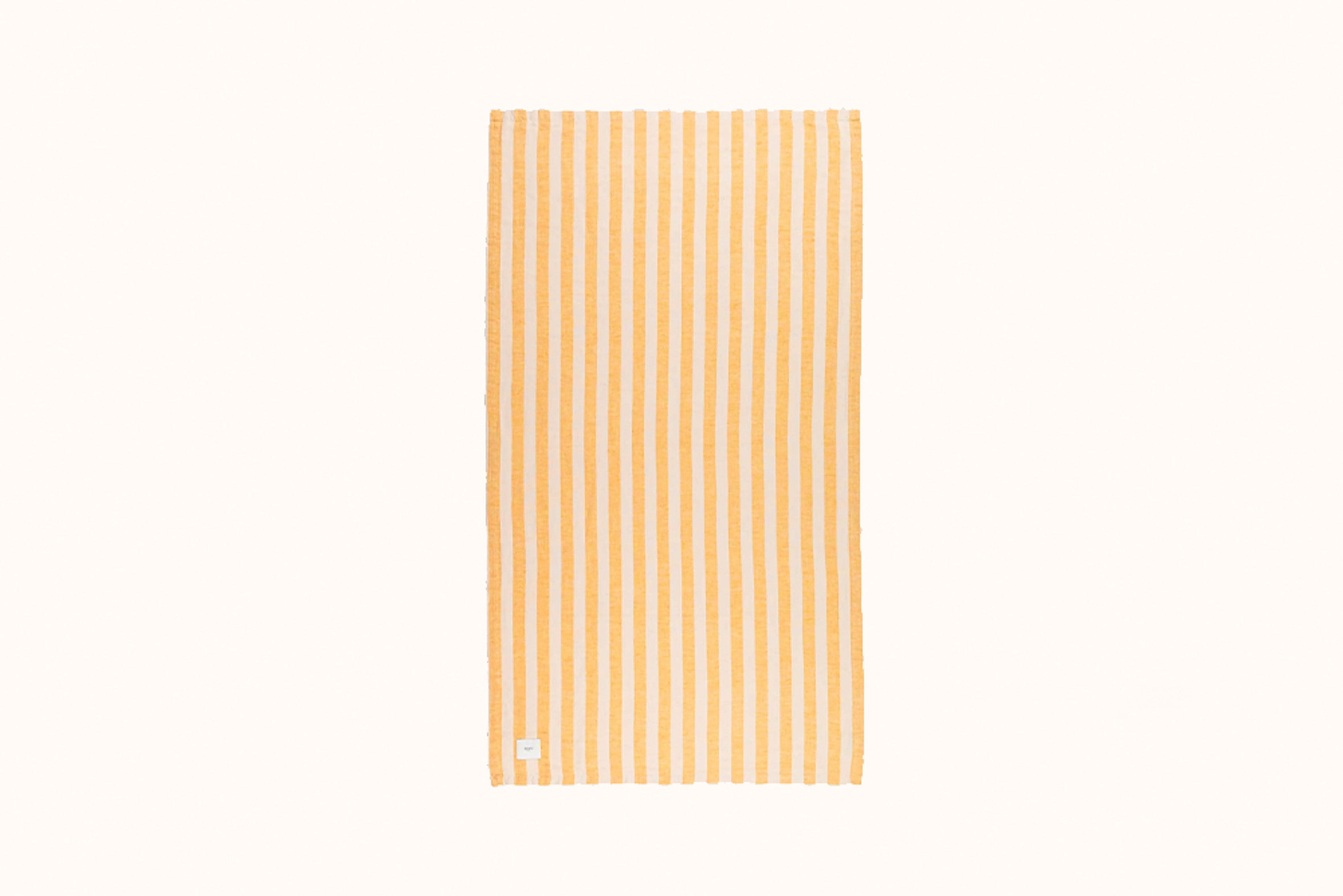 NIMU ROMA YELLOW/WHITE PORTO ERCOLE BEACH TOWEL