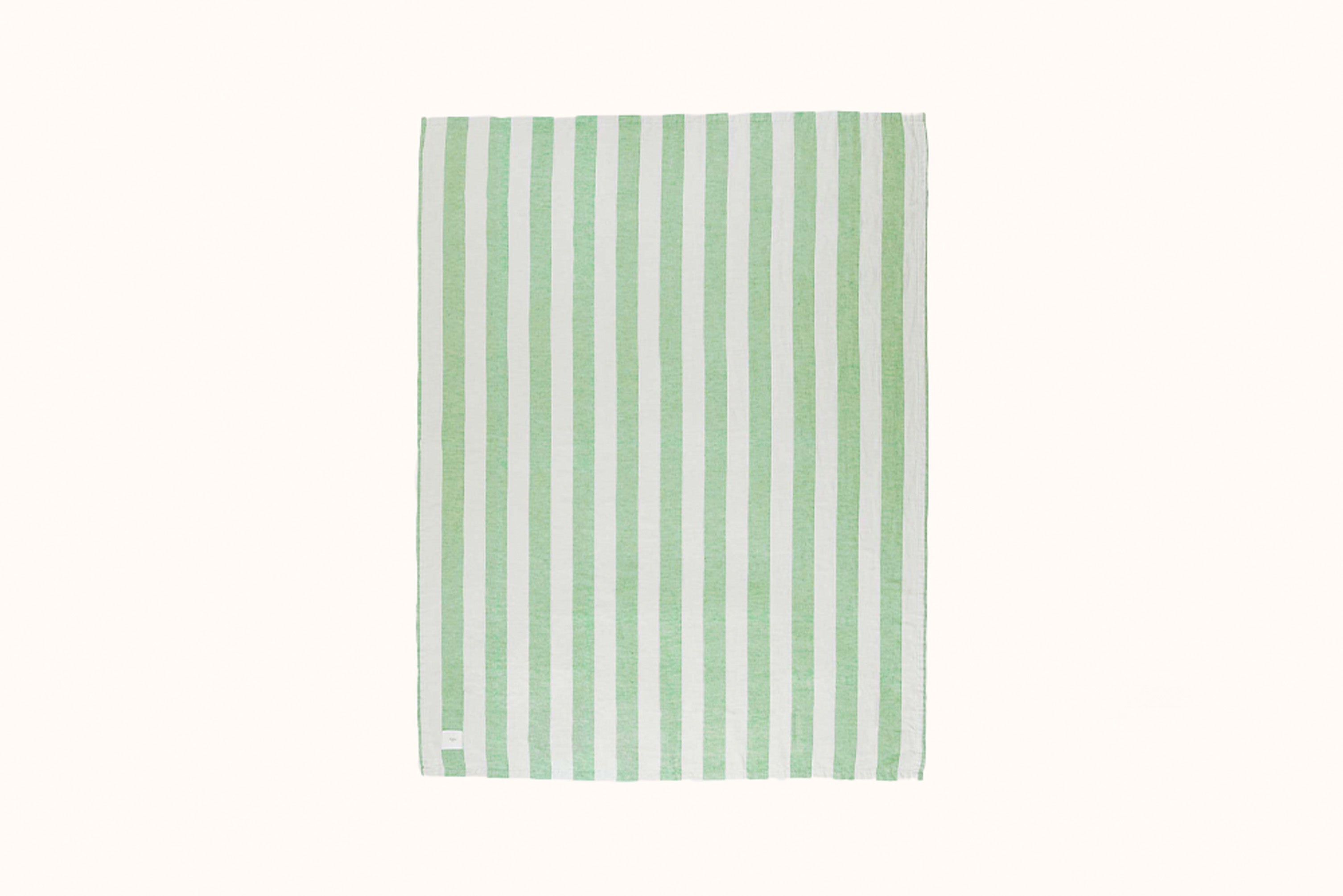NIMU ROMA APPLE GREEN/WHITE PANTELLERIA BEACH TOWEL