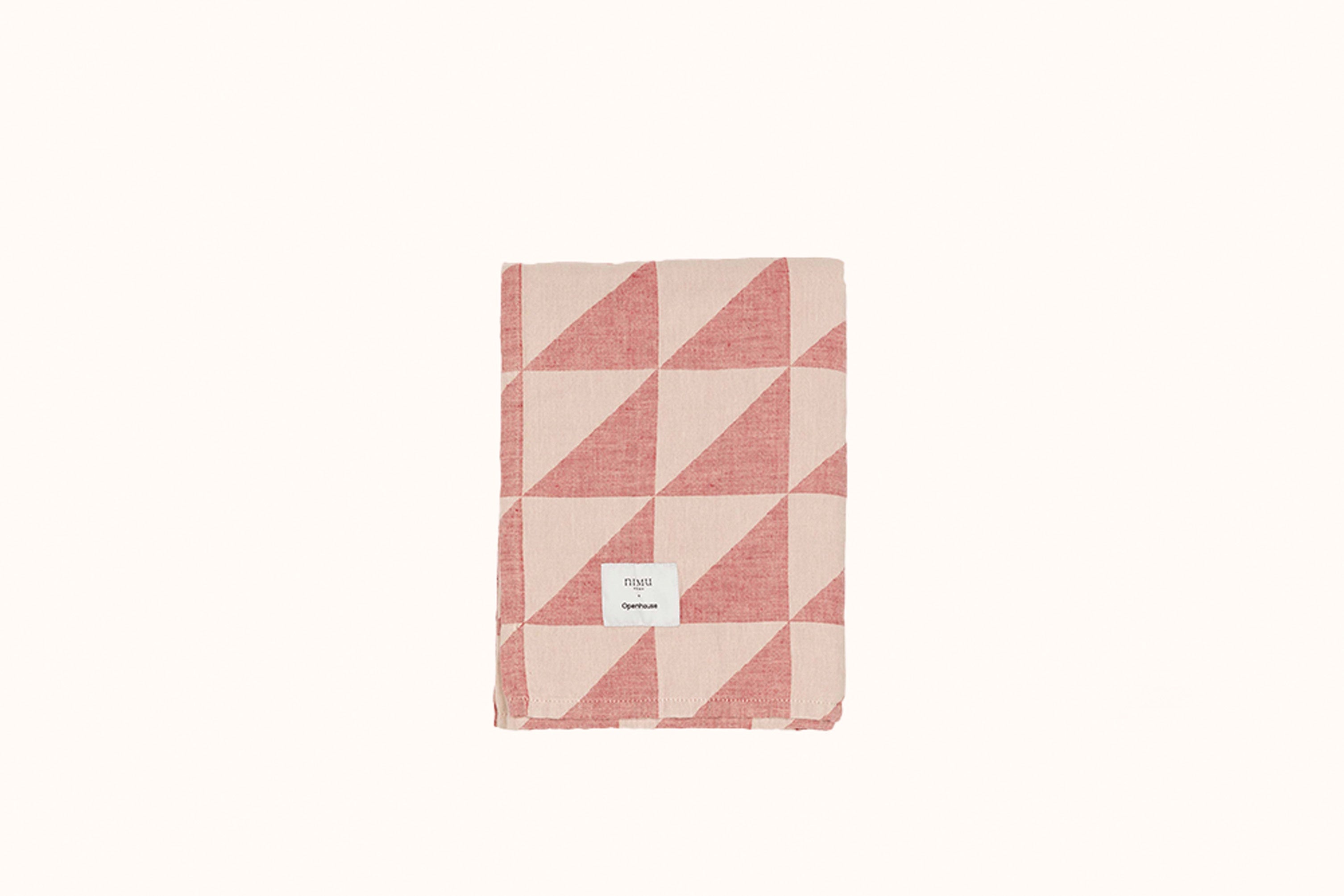 NIMU ROMA RED/OFF WHITE PUGLIA BEACH TOWEL