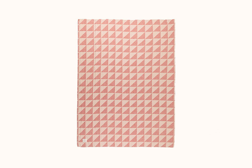 NIMU ROMA RED/OFF WHITE PUGLIA BEACH TOWEL