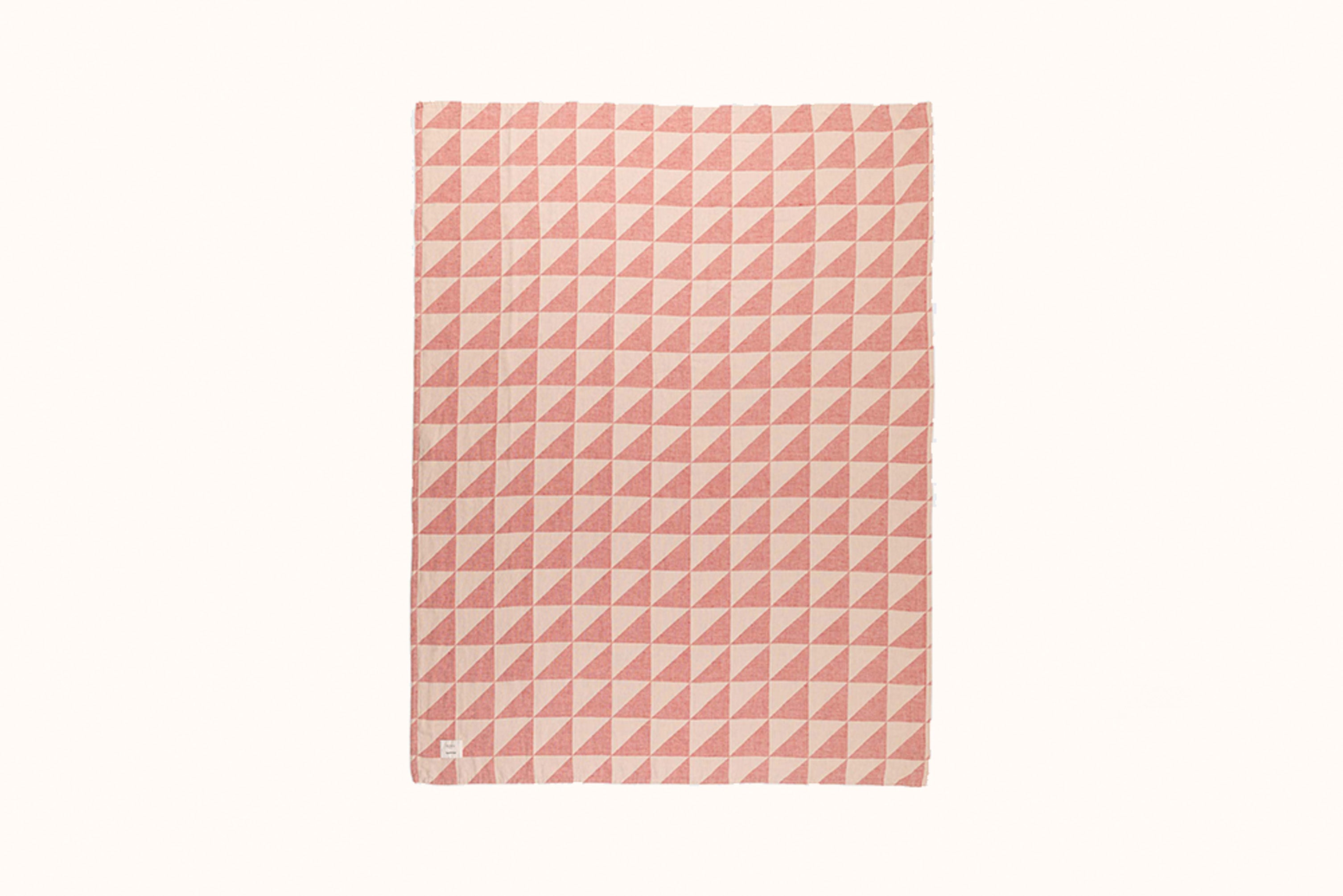 NIMU ROMA RED/OFF WHITE PUGLIA BEACH TOWEL