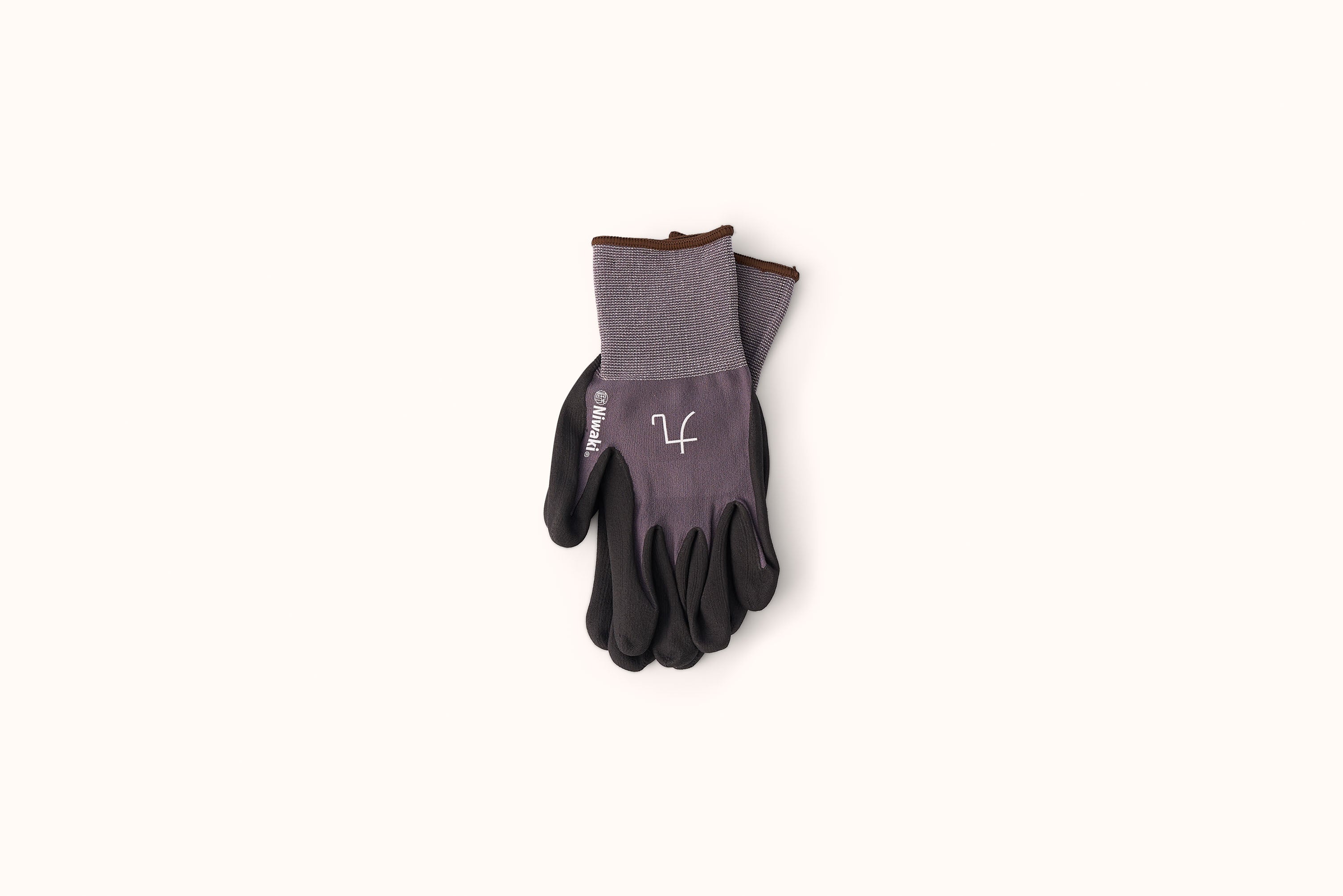 NIWAKI GREY NITRILE COATED GARDENING GLOVES