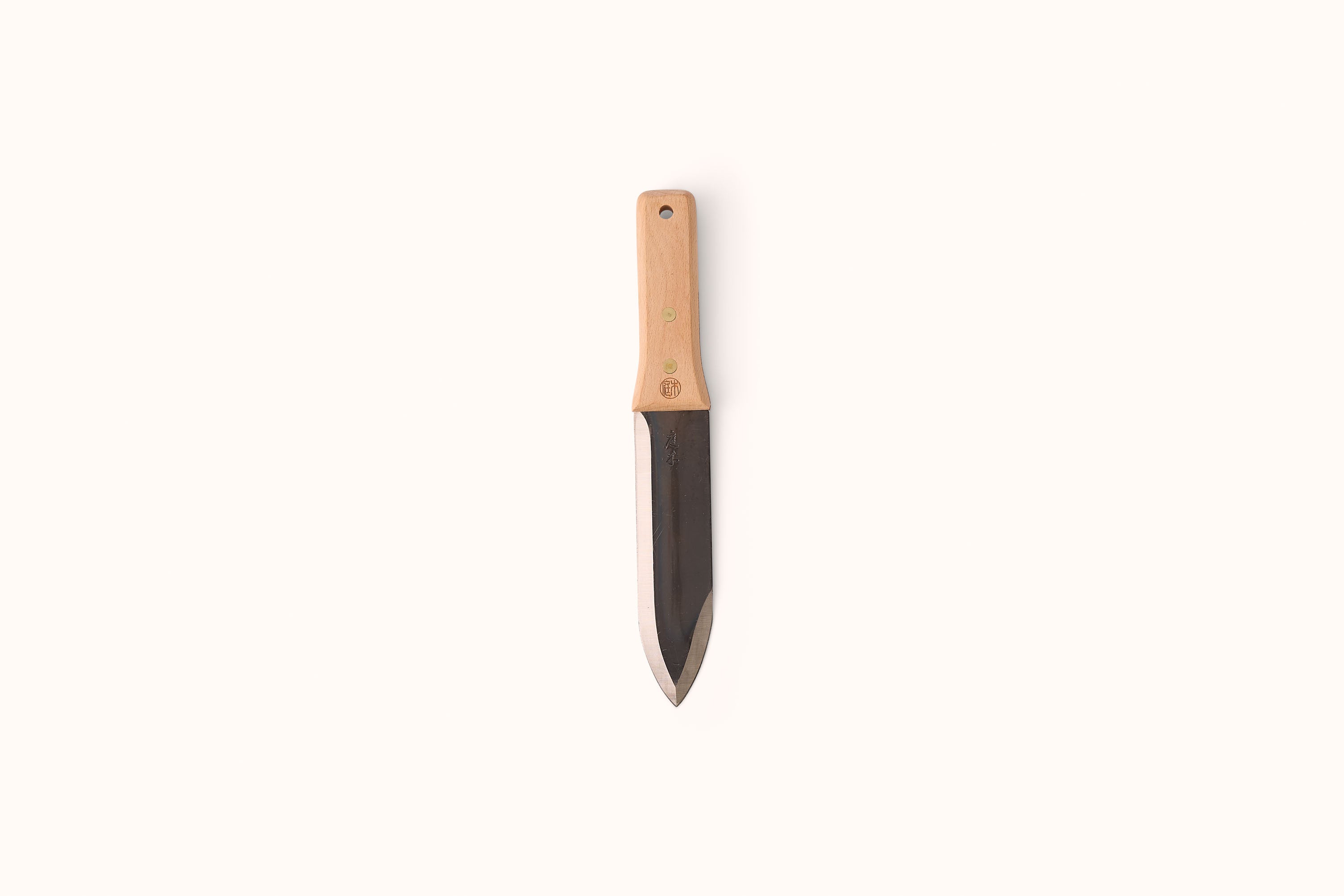 NIWAKI CARBON STEEL PRO HORI HORI KNIFE WITH CANVAS HOLDER