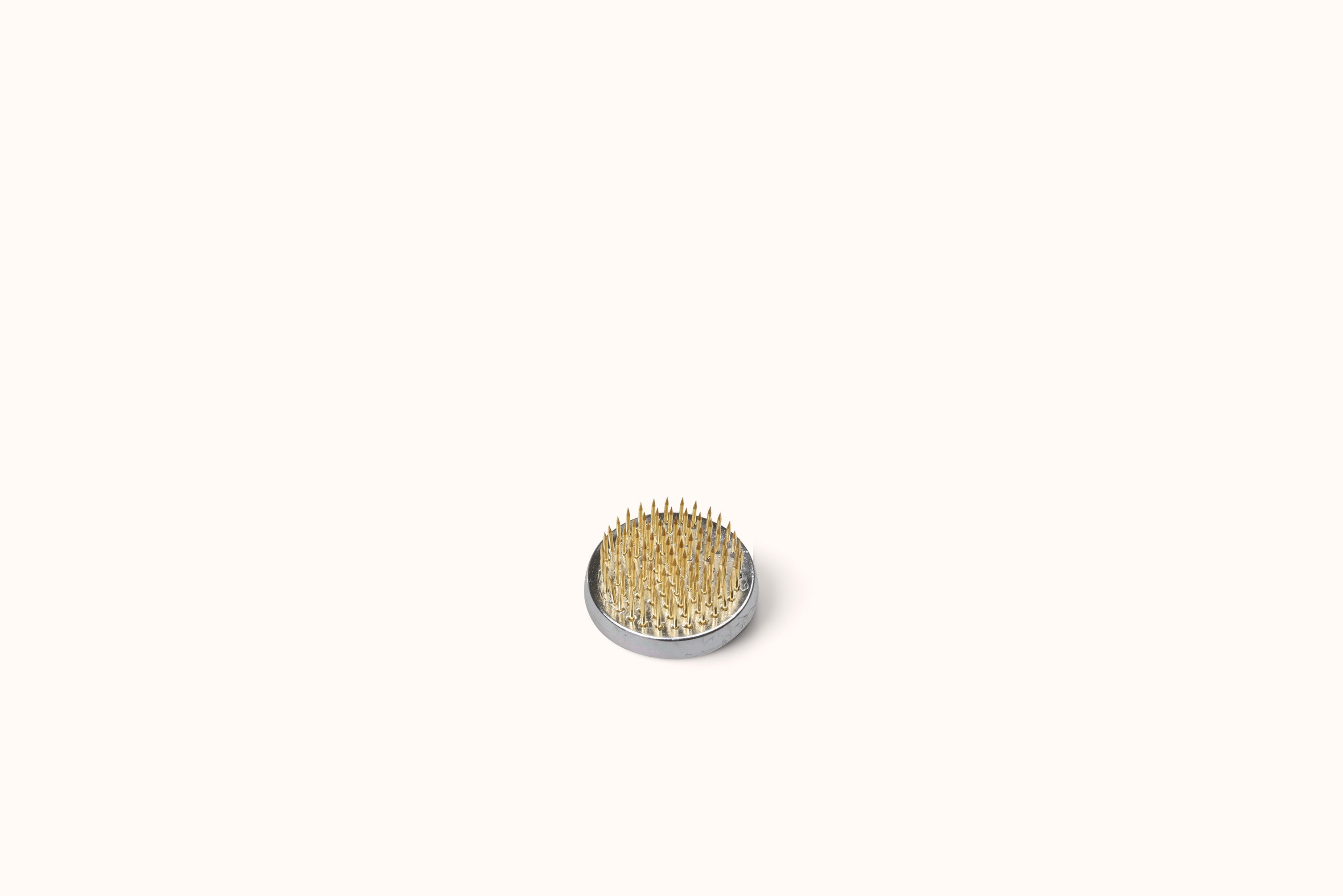 NIWAKI BRASS PIN SMALL KENZAN FLOWER FRONG