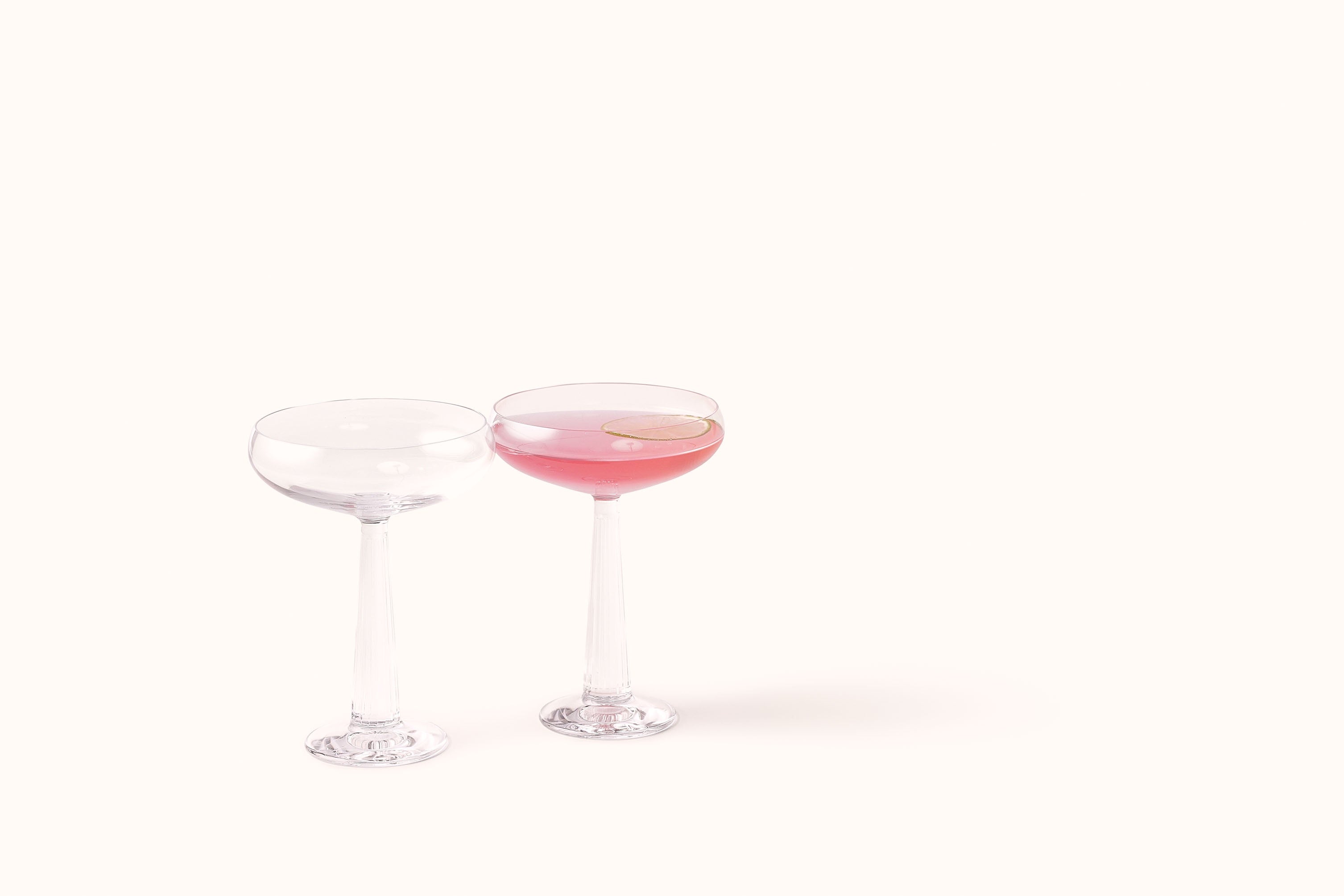 NUDE YOUMEUS DESIGN COUPE GLASSES SET OF 2