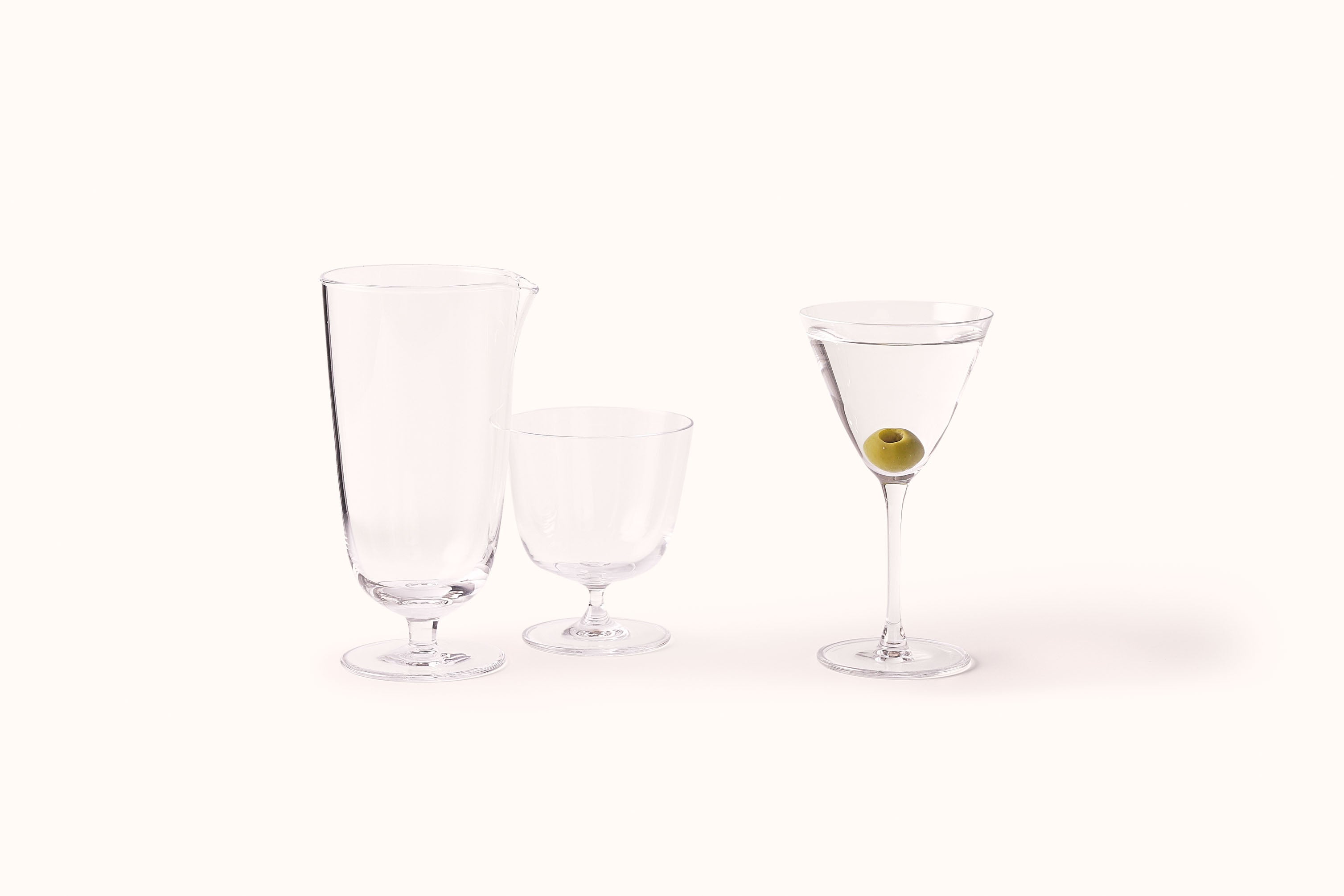 NUDE BAR/GIANI MIXING GLASS