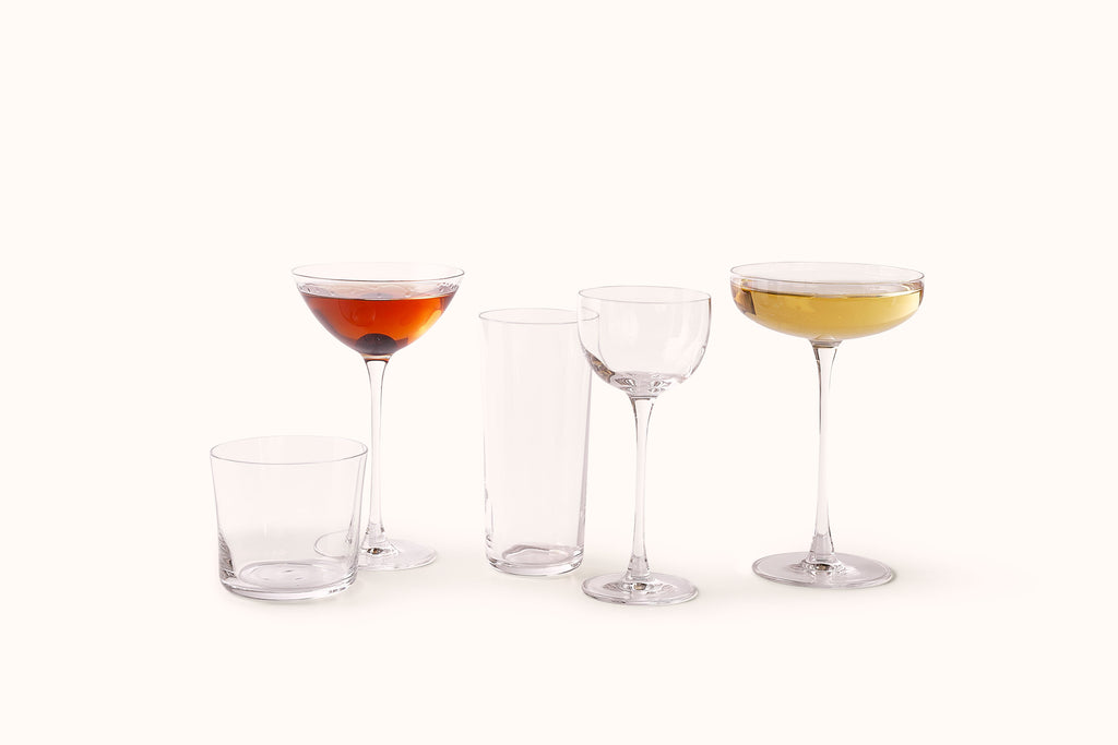 NUDE REMY SAVAGE HIGH BALL GLASSES SET OF 4