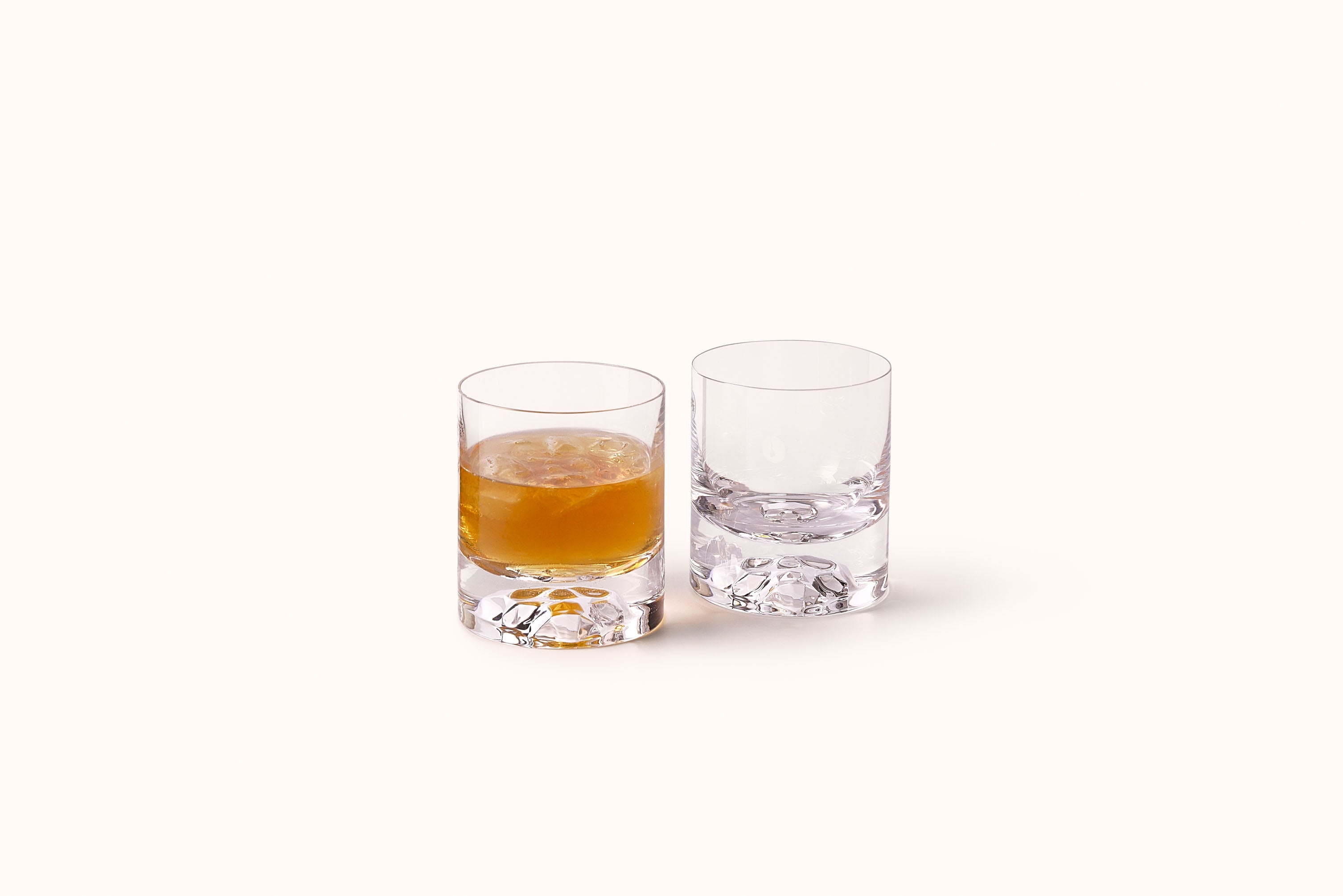 NUDE SHADE WHISKEY GLASSES SET OF 2