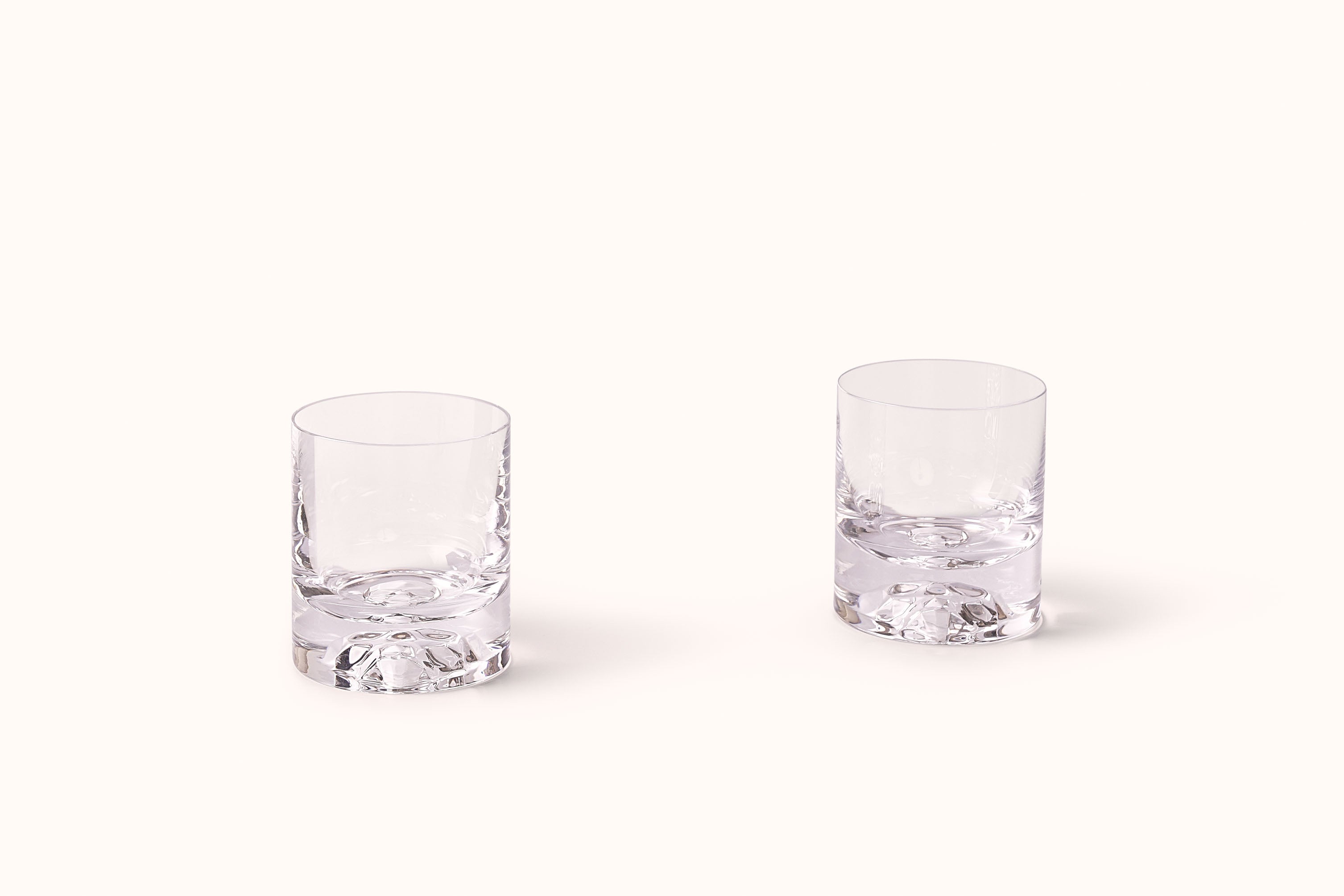 NUDE SHADE WHISKEY GLASSES SET OF 2