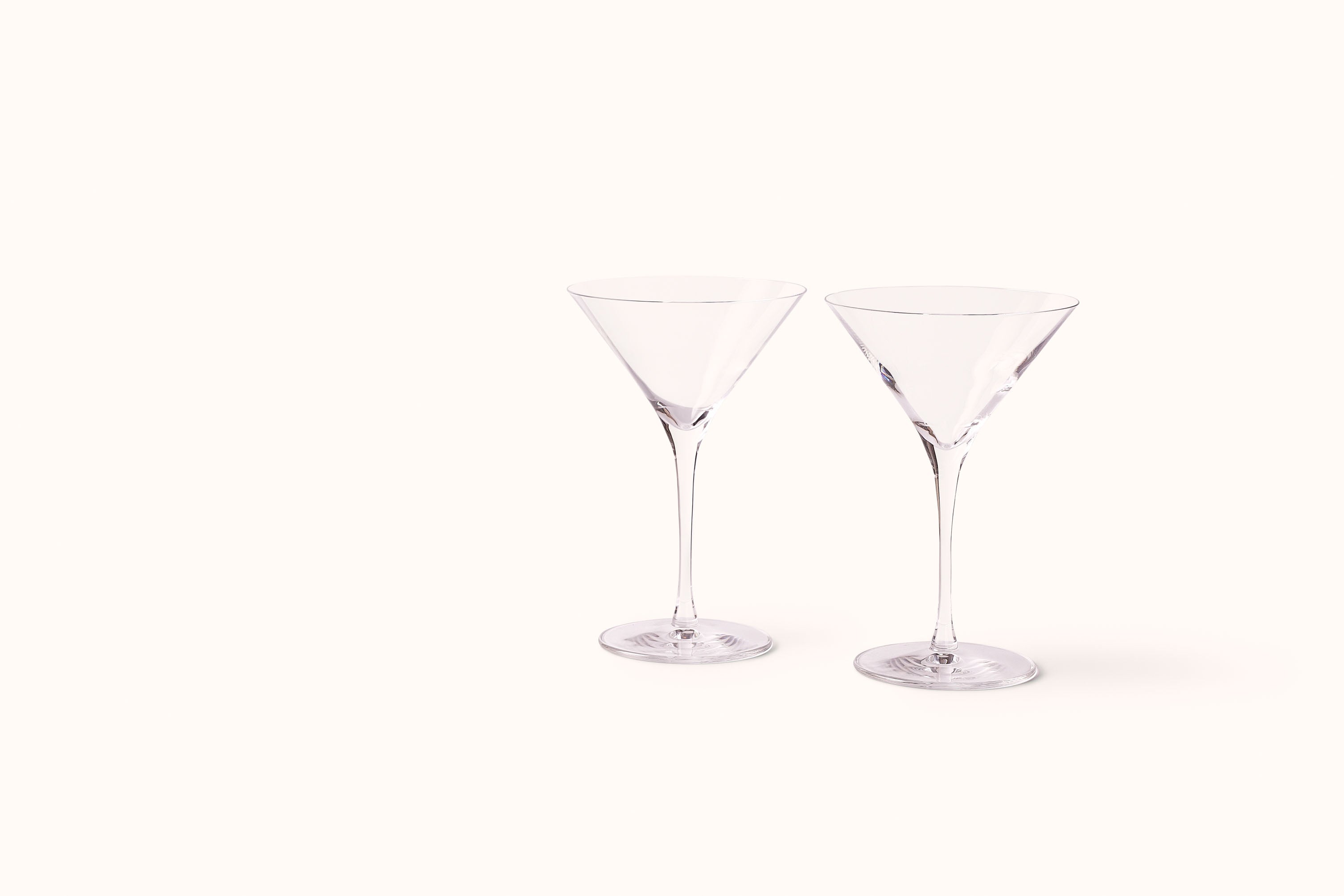 NUDE VINTAGE MARTINI GLASSES SET OF 2